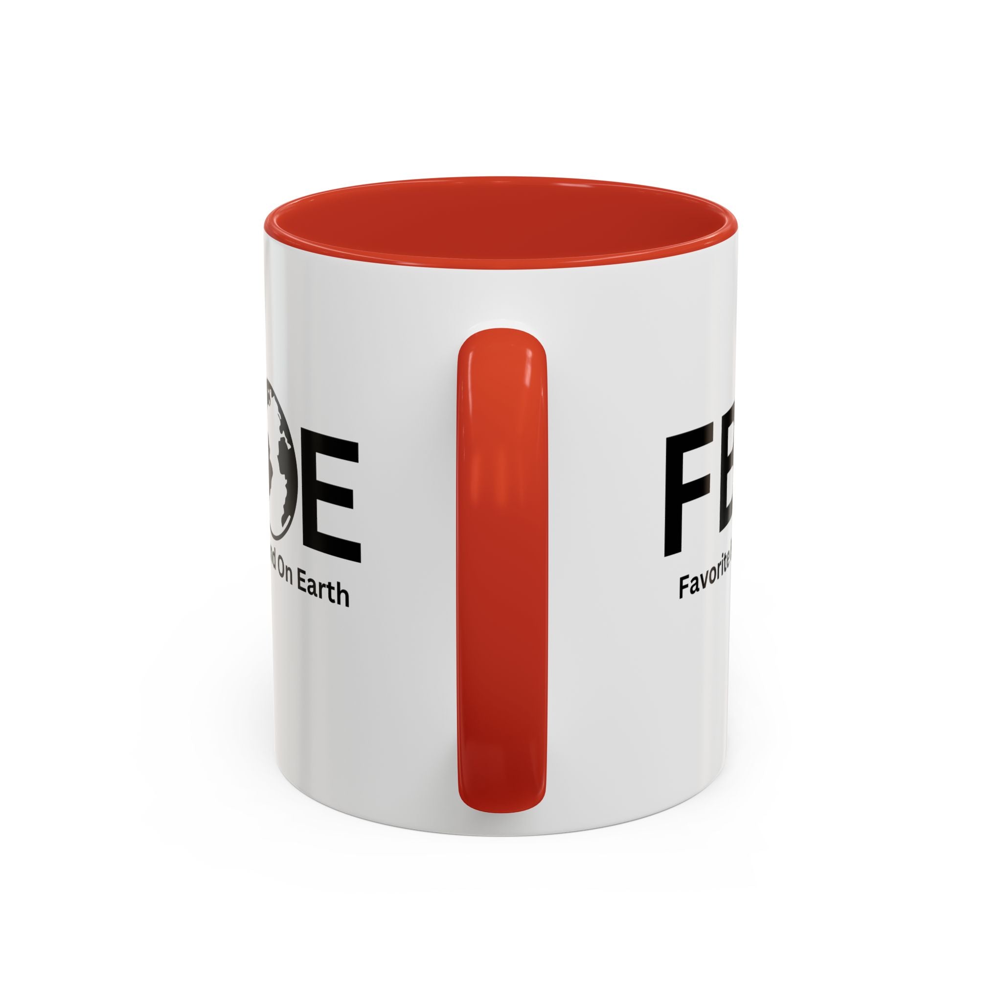 Favorite Boyfriend On Earth (FBOE) Accent Coffee Mug (11oz, 15oz)