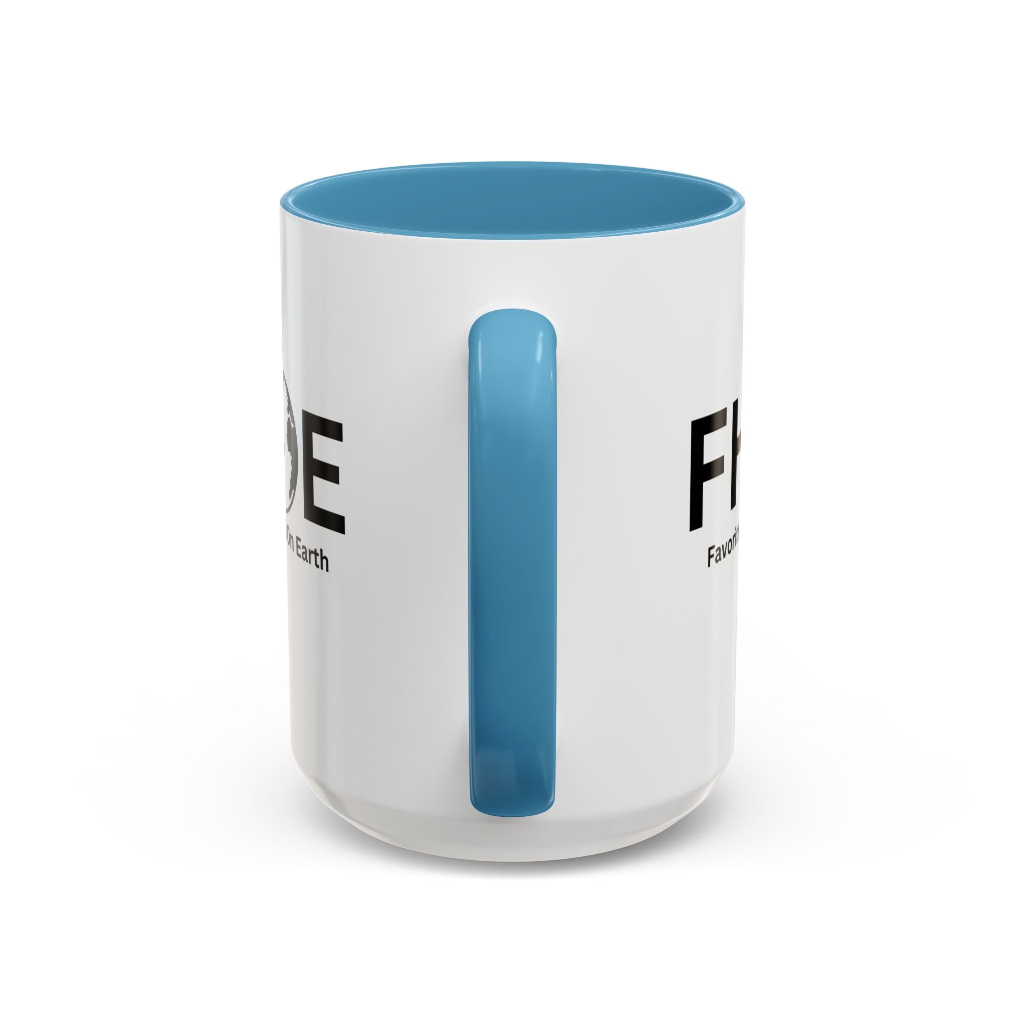 Favorite Husband On Earth (FHOE) Accent Coffee Mug (11oz, 15oz)