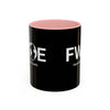 Favorite Wife On Earth (FWOE) Accent Coffee Mug (11oz, 15oz)