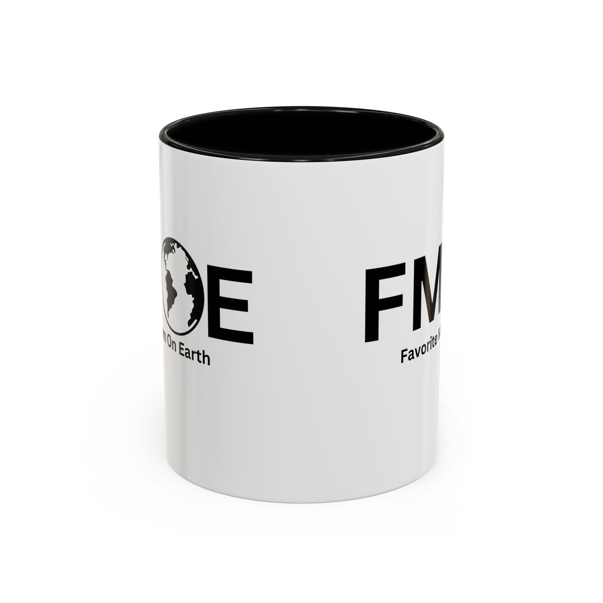 Favorite Mom On Earth (FMOE) Accent Coffee Mug (11oz, 15oz)