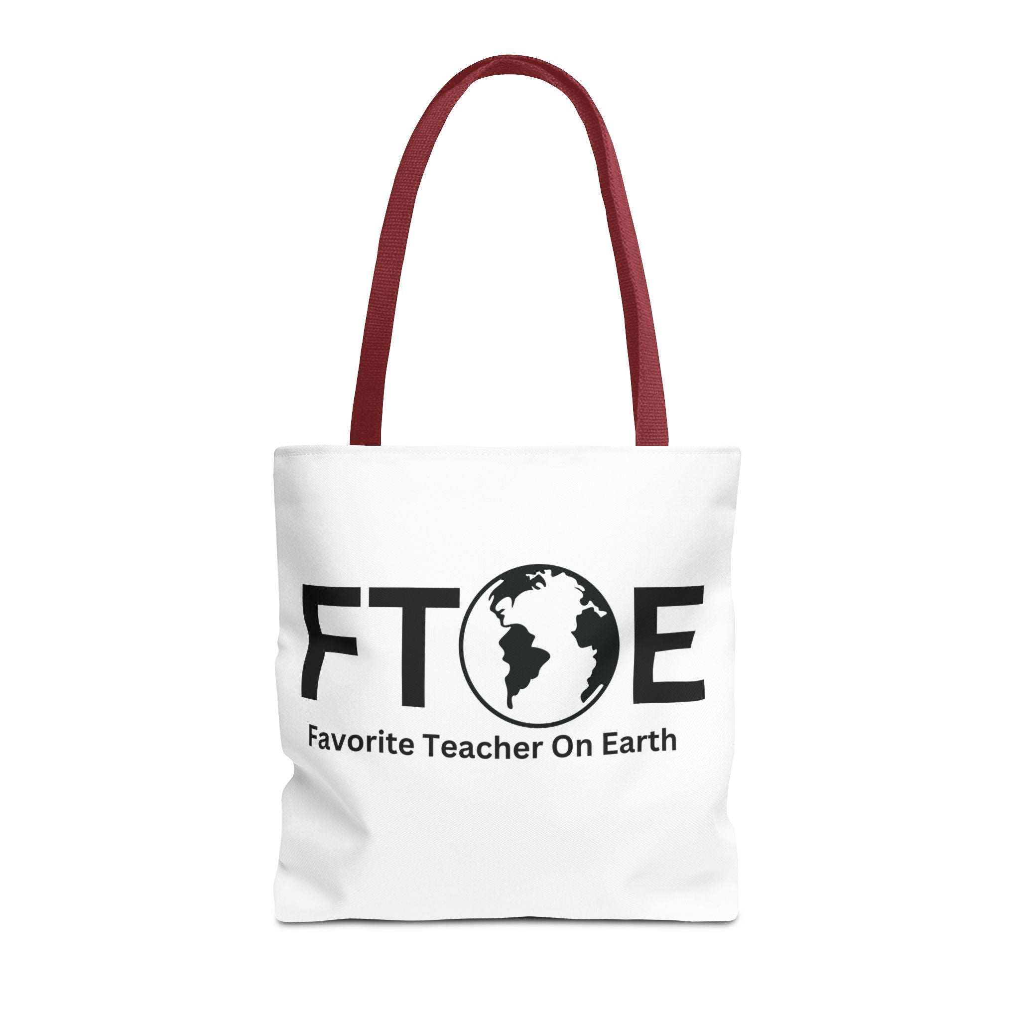 Favorite Teacher On Earth (FTOE) Tote Bag - Custom Printed Stylish and Functional Tote