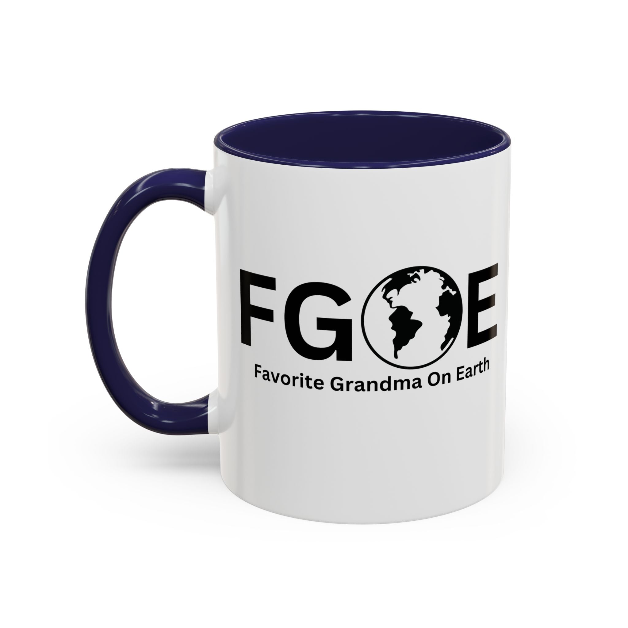 Favorite Grandma On Earth Mug (FGOE) Accent Coffee Mug (11oz, 15oz)