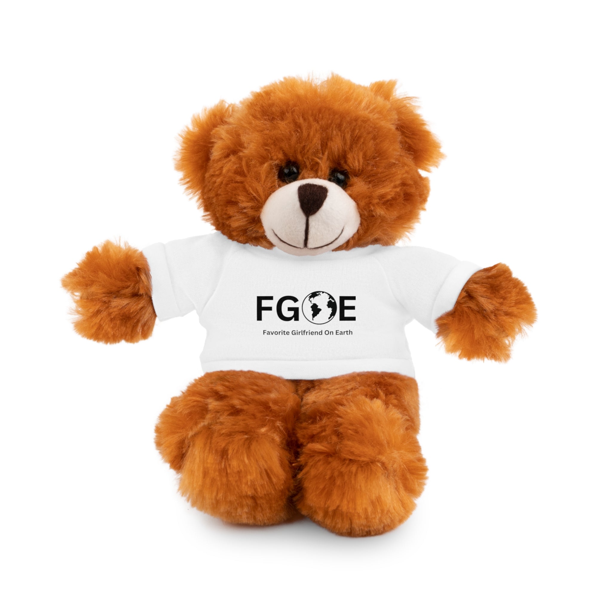 Stuffed Animal Gift – Favorite Girlfriend on Earth (FGOE)– Customizable T-Shirt & Animal