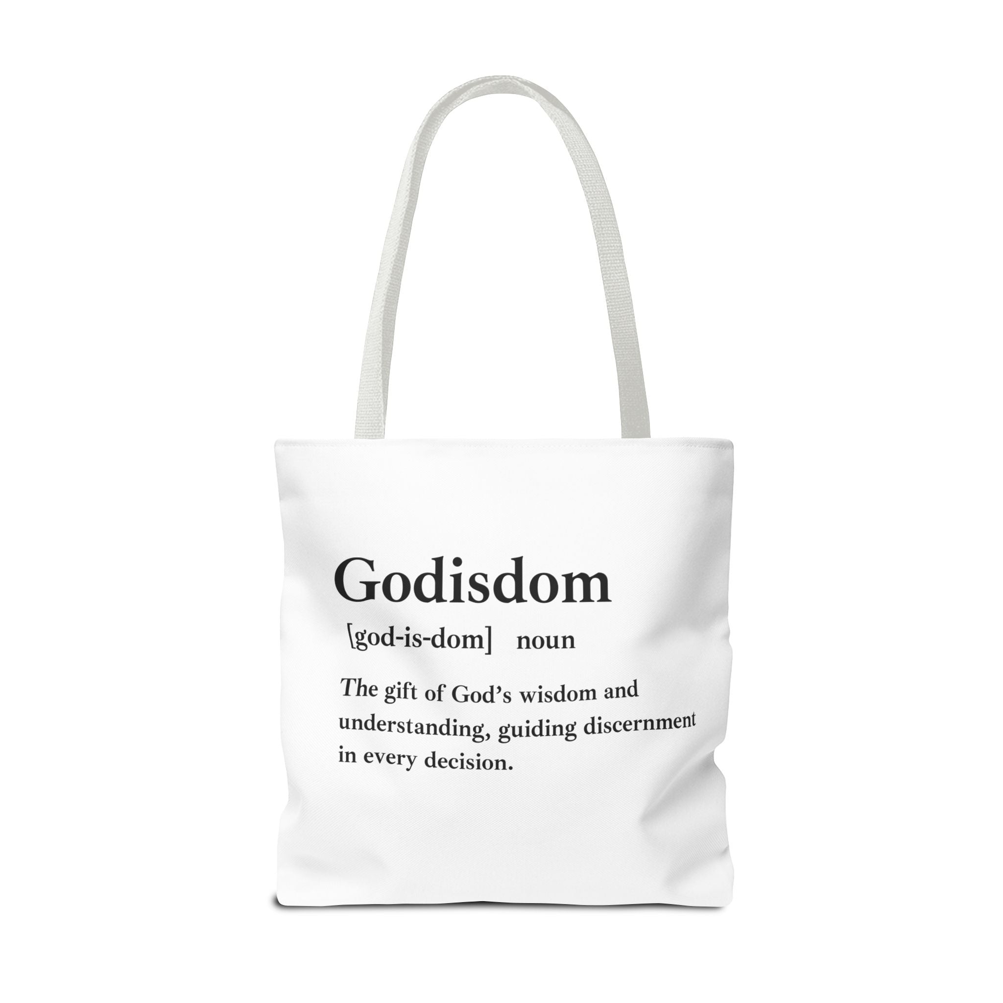 Godisdom Tote Bag - Custom Printed Stylish and Functional Tote