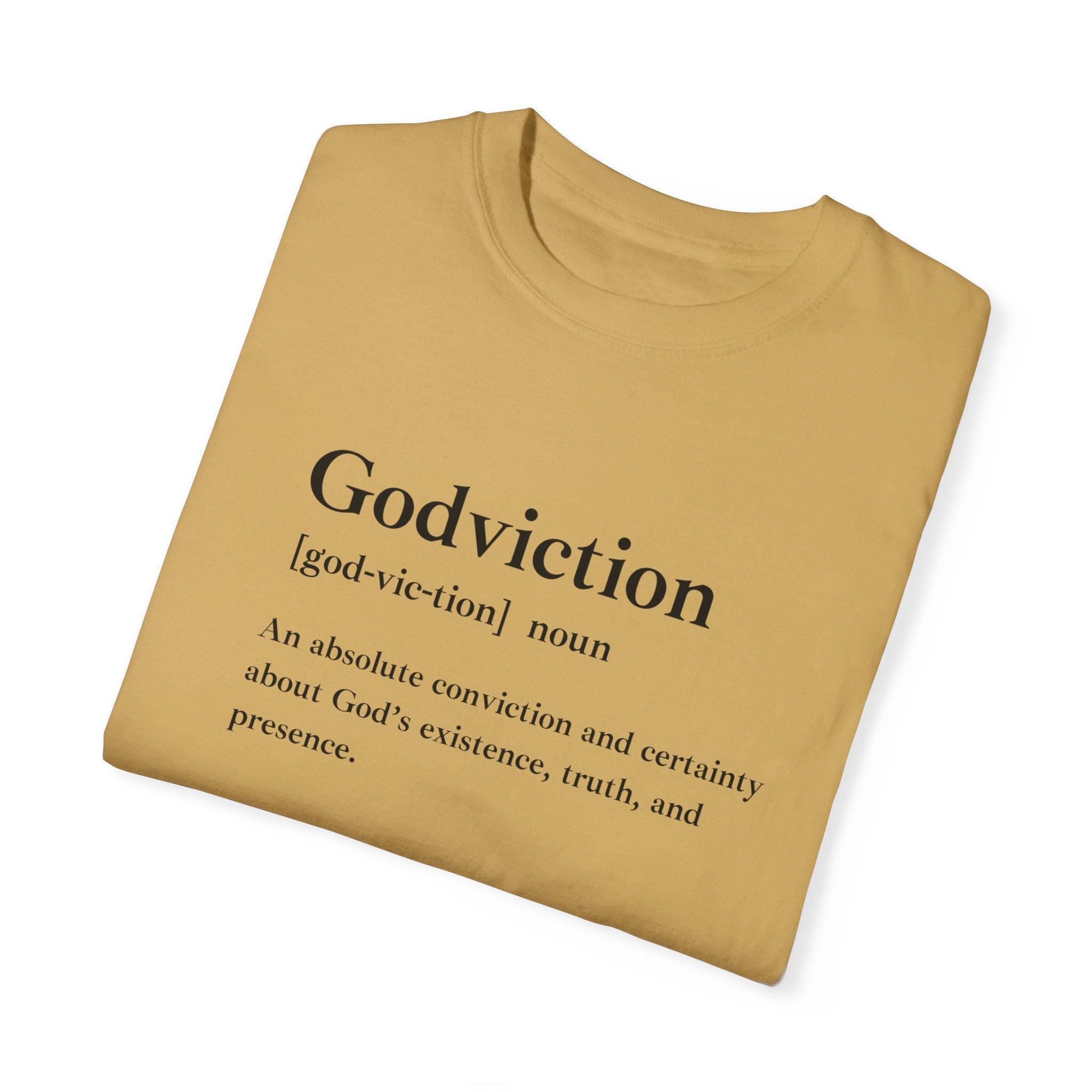 Godviction Unisex Garment-Dyed T-Shirt – Comfort Colors 1717