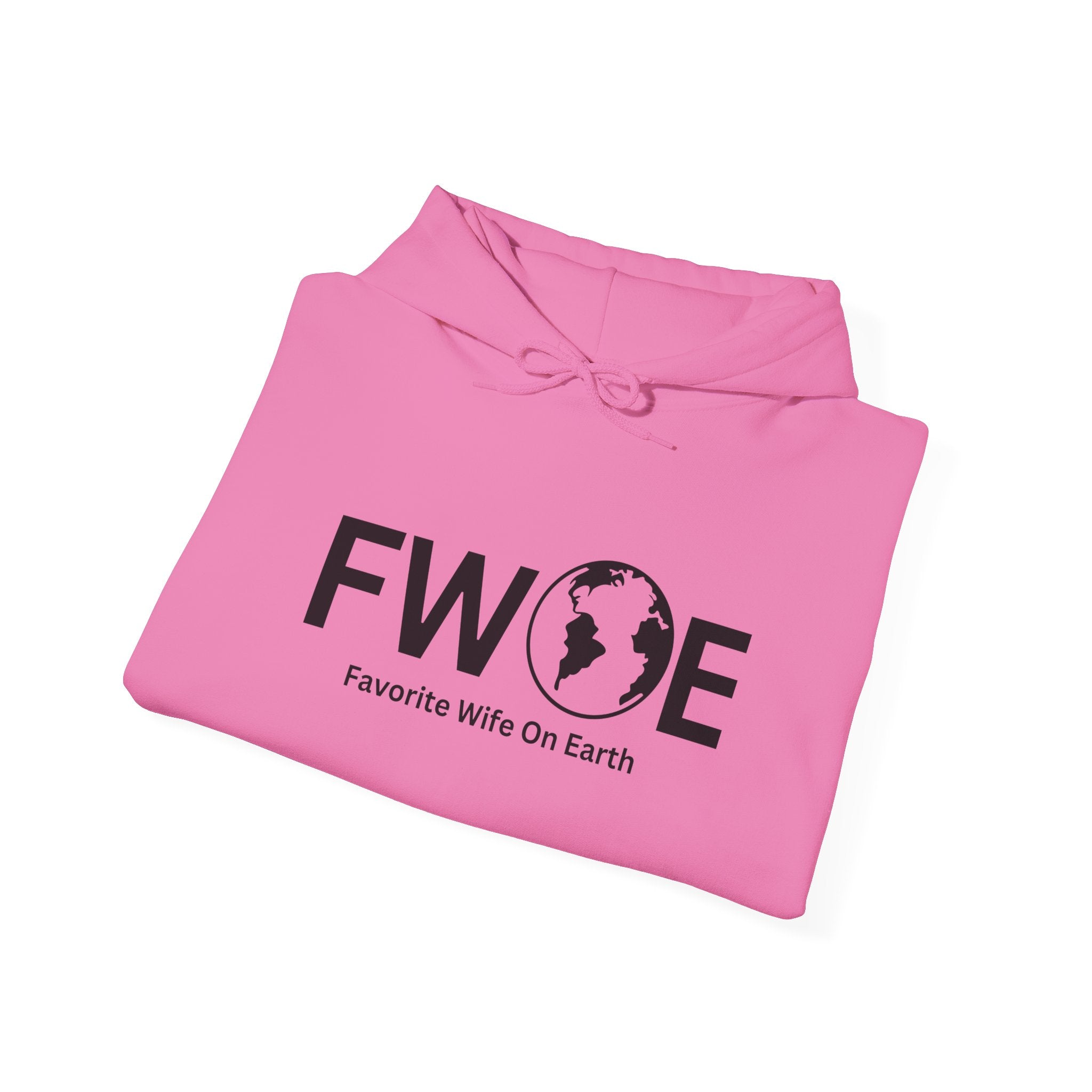 Favorite Wife On Earth (FWOE) Hooded Sweatshirt - Cozy and Stylish Hoodie for Cold Days