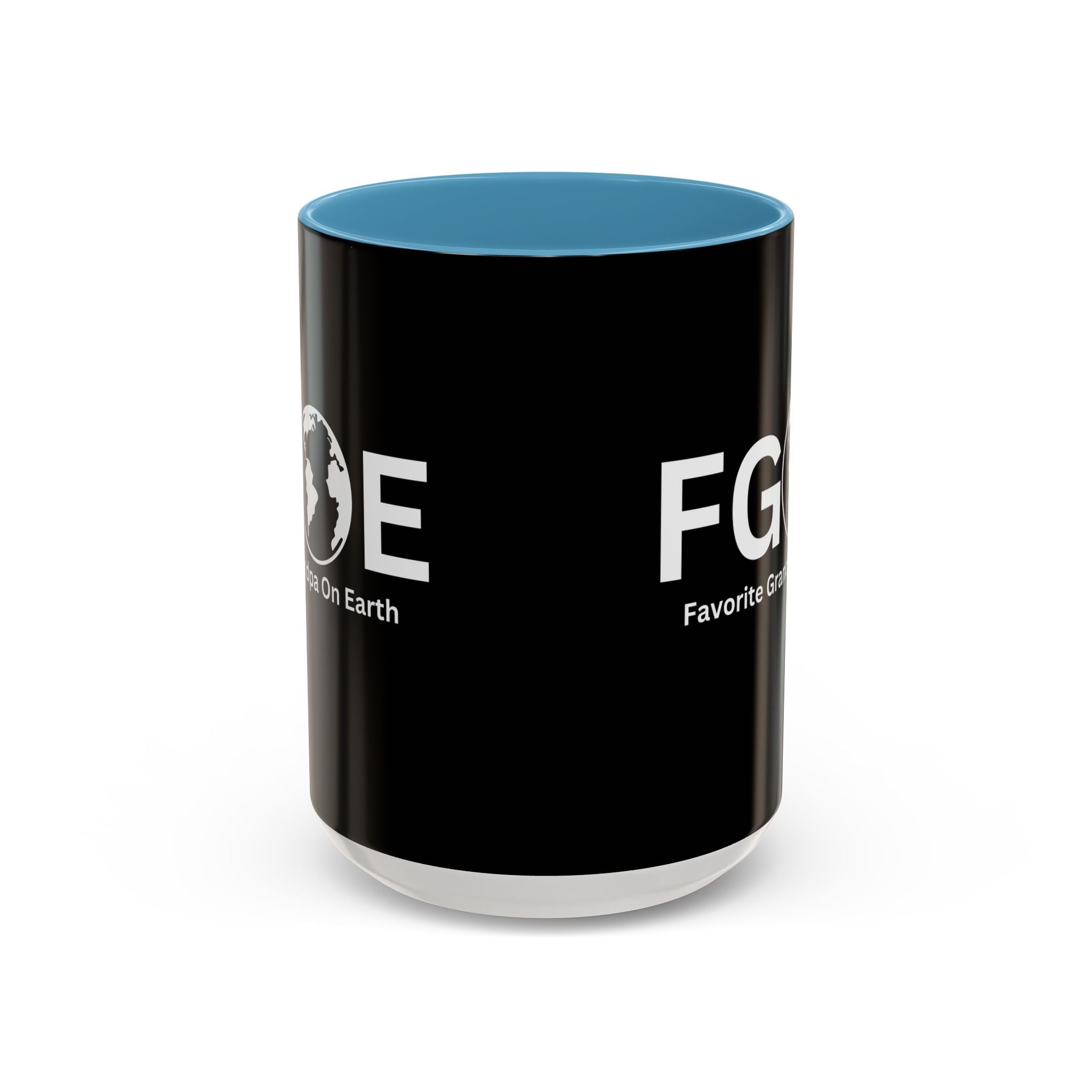 Favorite Grandpa On Earth (FGOE) Accent Coffee Mug (11oz, 15oz)