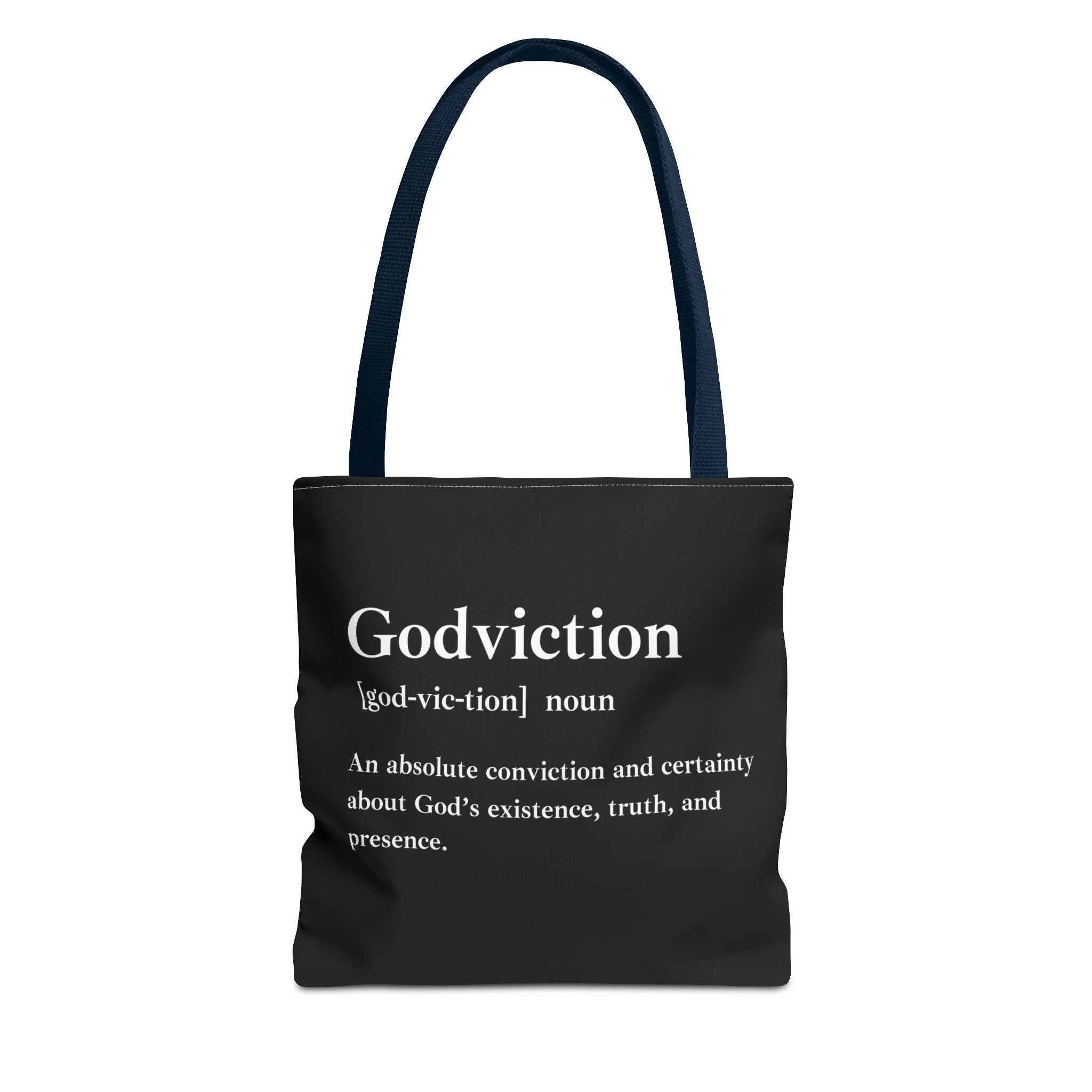 Godviction Tote Bag - Custom Printed Stylish and Functional Tote