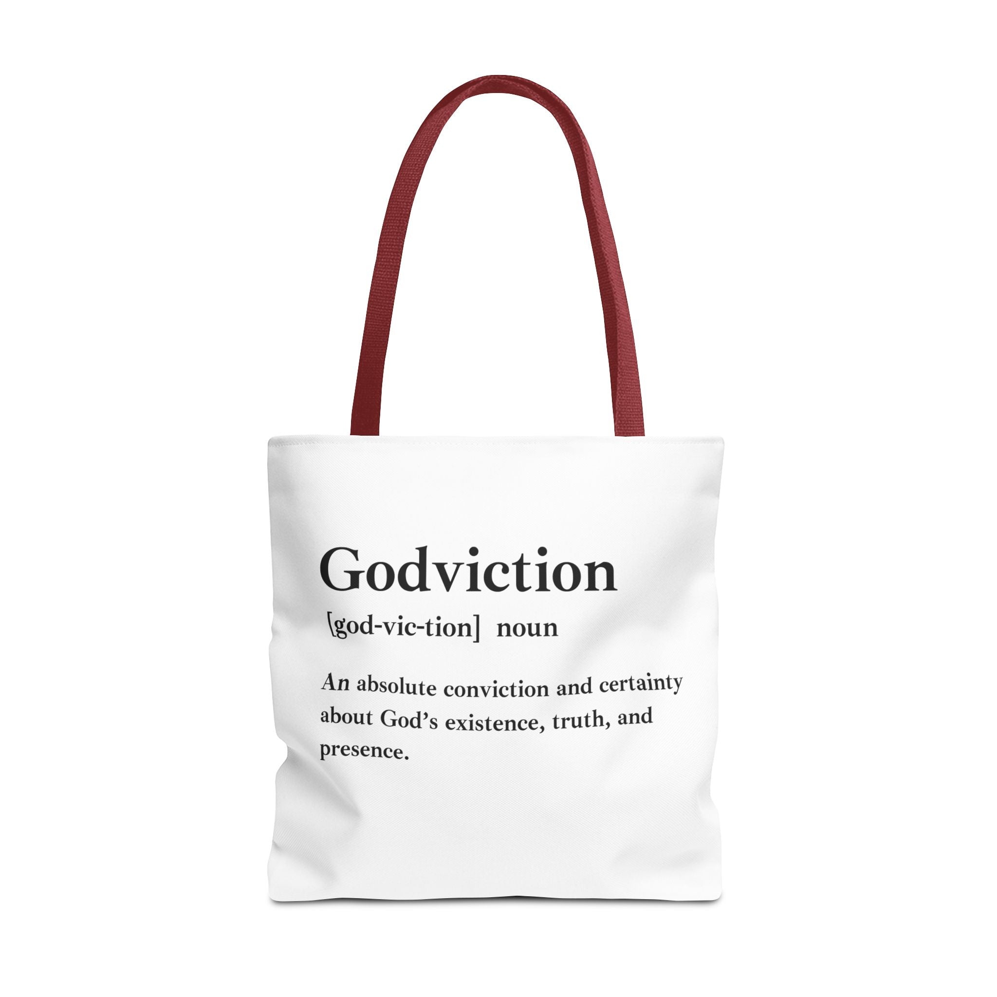 Godviction Tote Bag - Custom Printed Stylish and Functional Tote