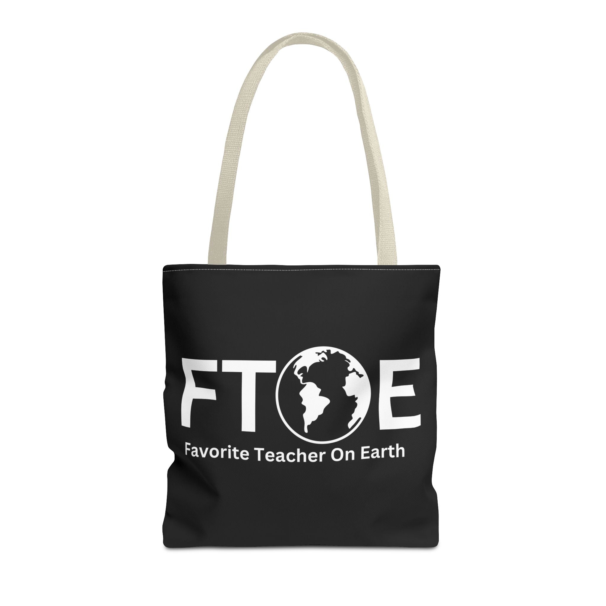 Favorite Teacher On Earth (FTOE) Tote Bag - Custom Printed Stylish and Functional Tote