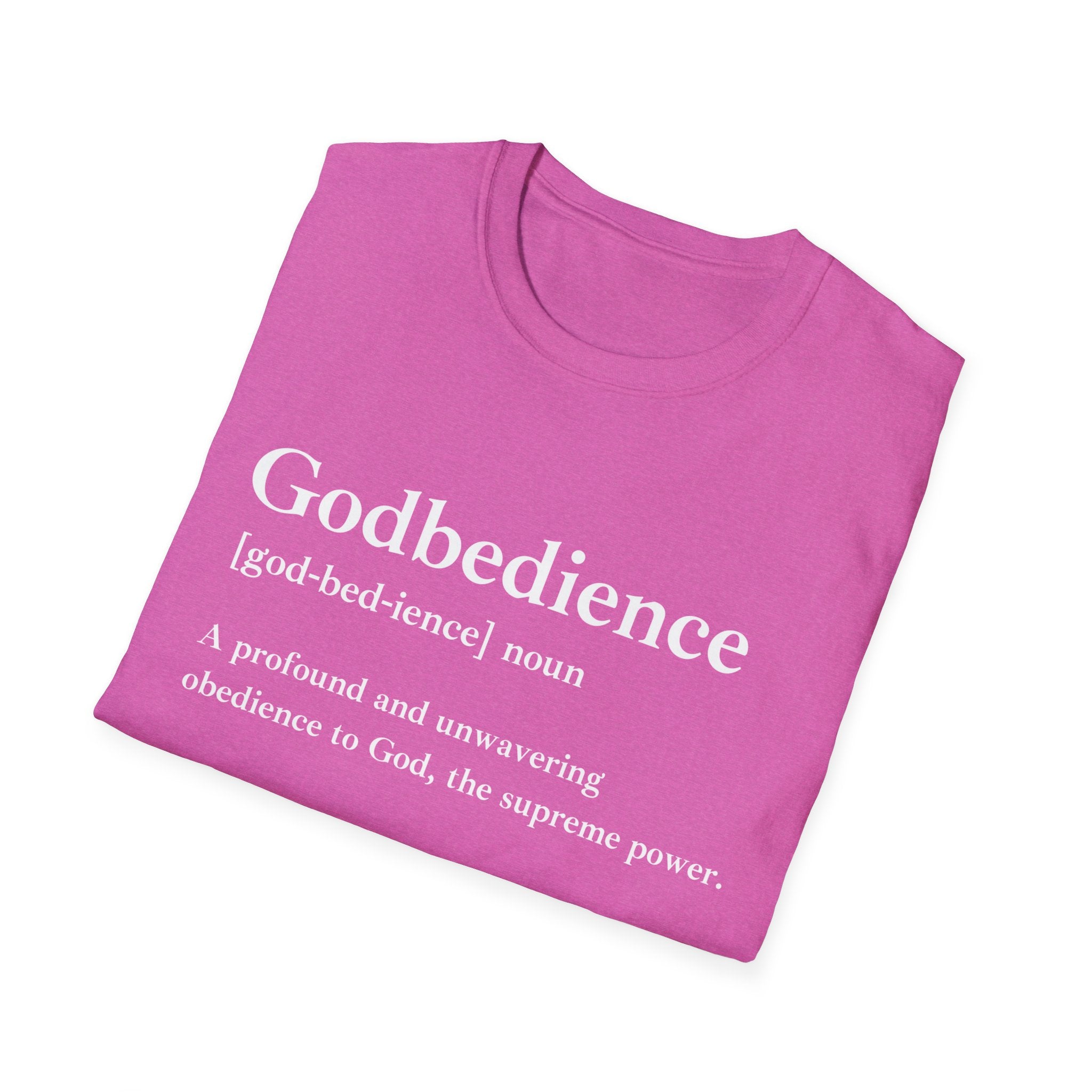 Godbedience Unisex Softstyle T-Shirt