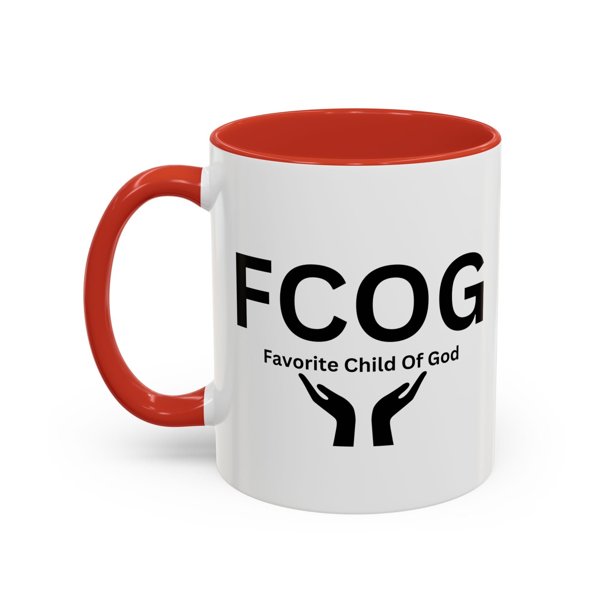 Favorite Child of God (FCOG) Accent Coffee Mug (11, 15oz)