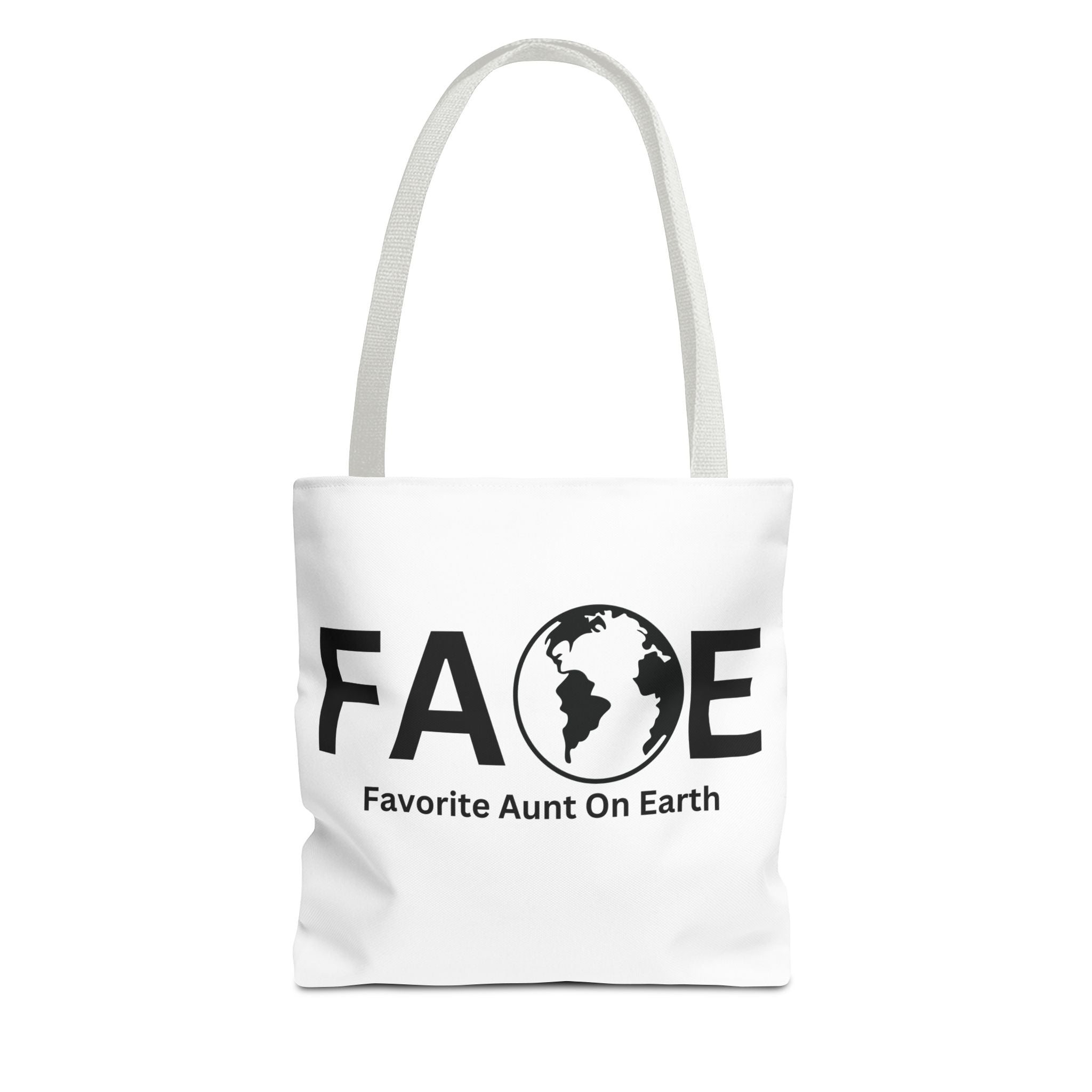 Favorite Aunt On Earth (FAOE) Tote Bag - Custom Printed Stylish and Functional Tote