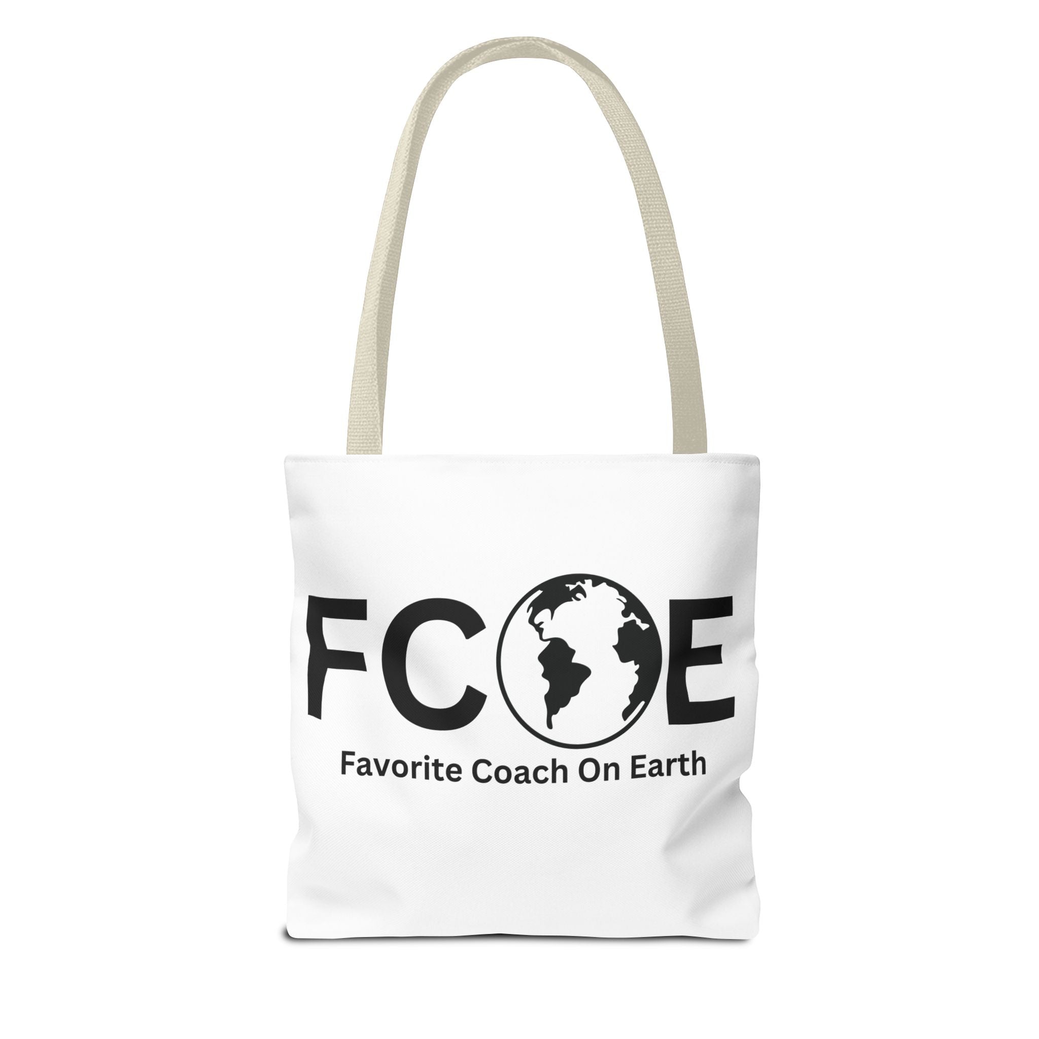 Favorite Coach On Earth (FCOE) Tote Bag - Custom Printed Stylish and Functional Tote