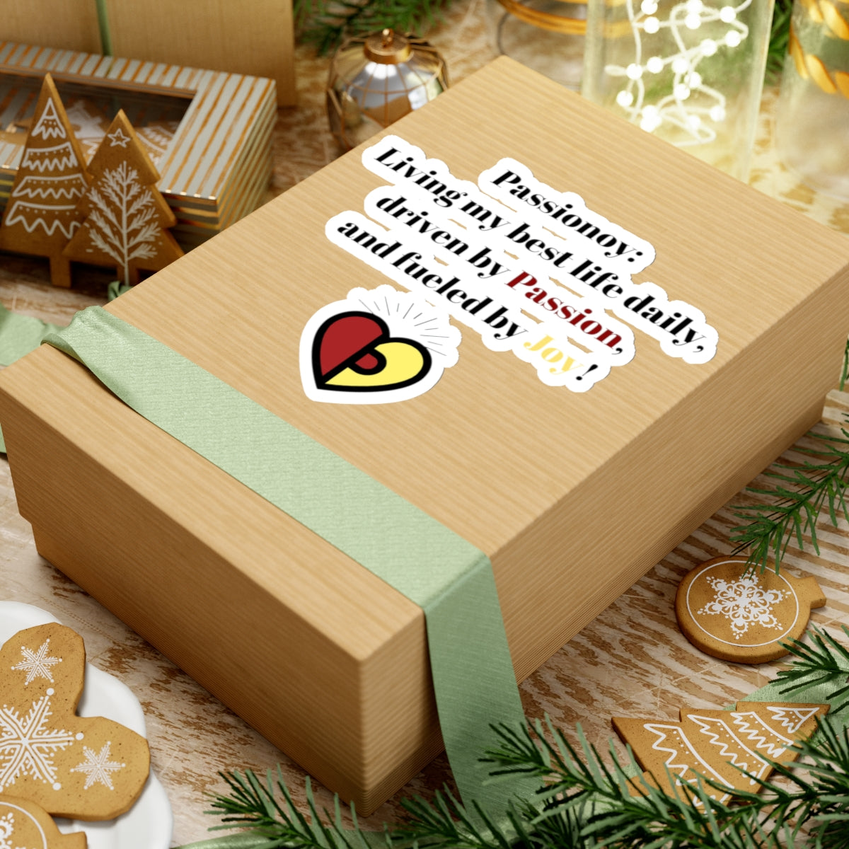 Passionoy Statement Kiss-Cut Stickers - Custom Vinyl Stickers for Creative Decor