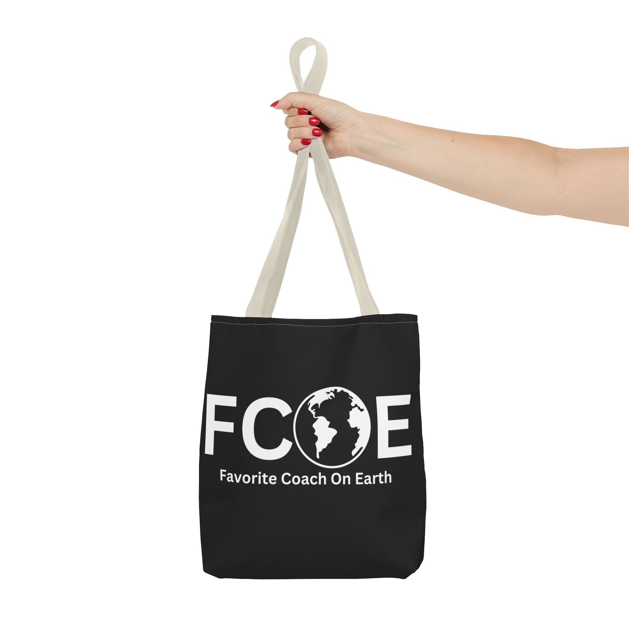 Favorite Coach On Earth (FCOE) Tote Bag - Custom Printed Stylish and Functional Tote