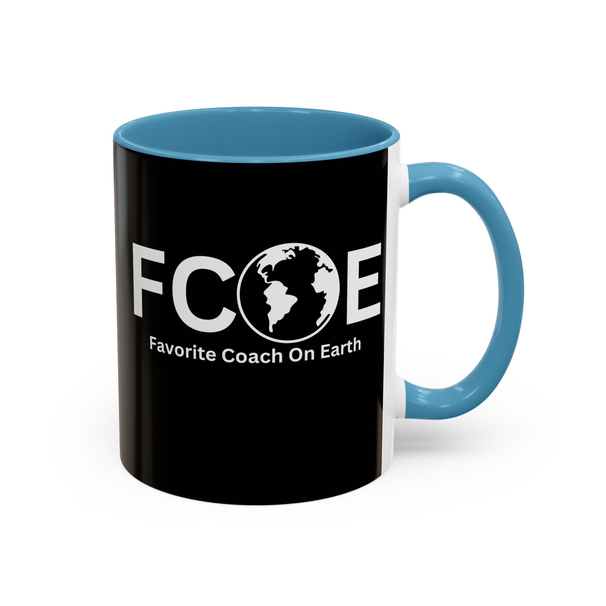 Favorite Coach On Earth (FCOE) Accent Coffee Mug (11oz, 15oz)