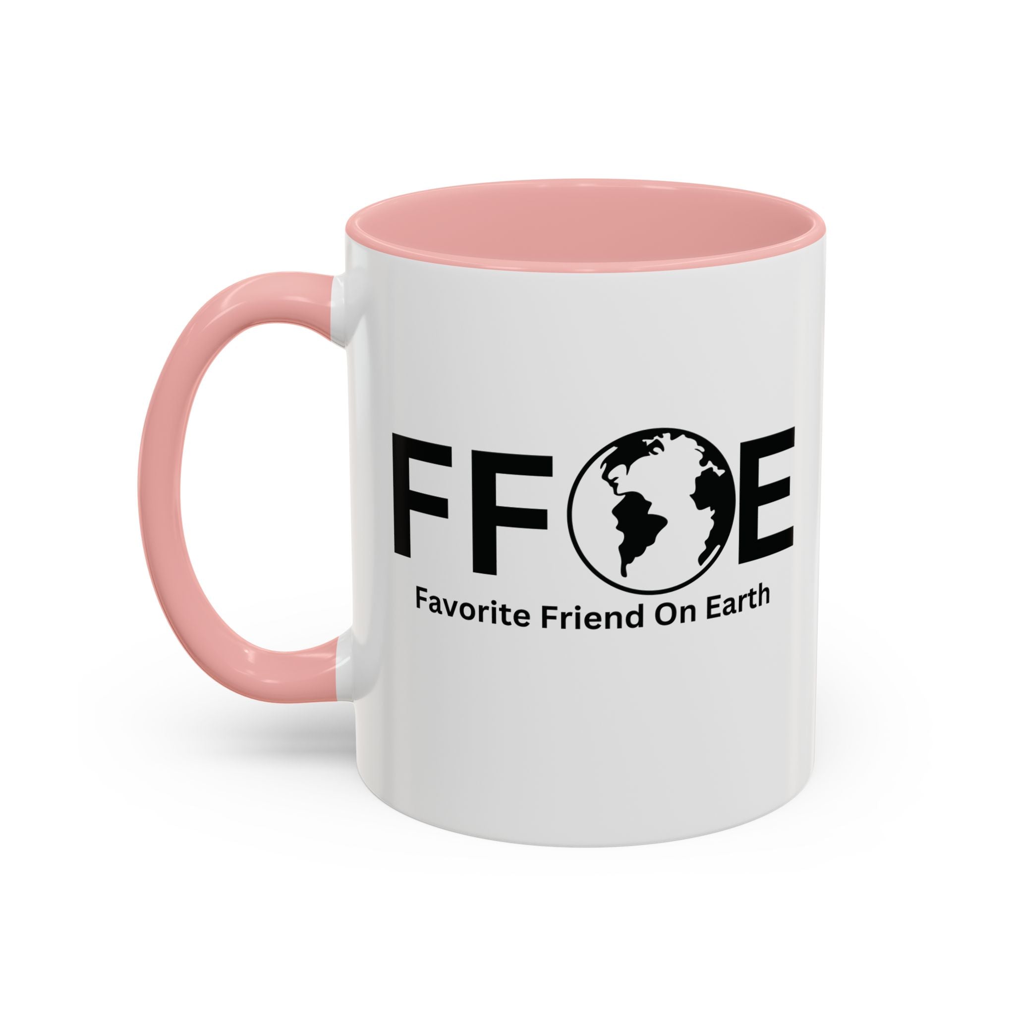 Favorite Friend On Earth (FFOE) Accent Coffee Mug (11oz, 15oz)