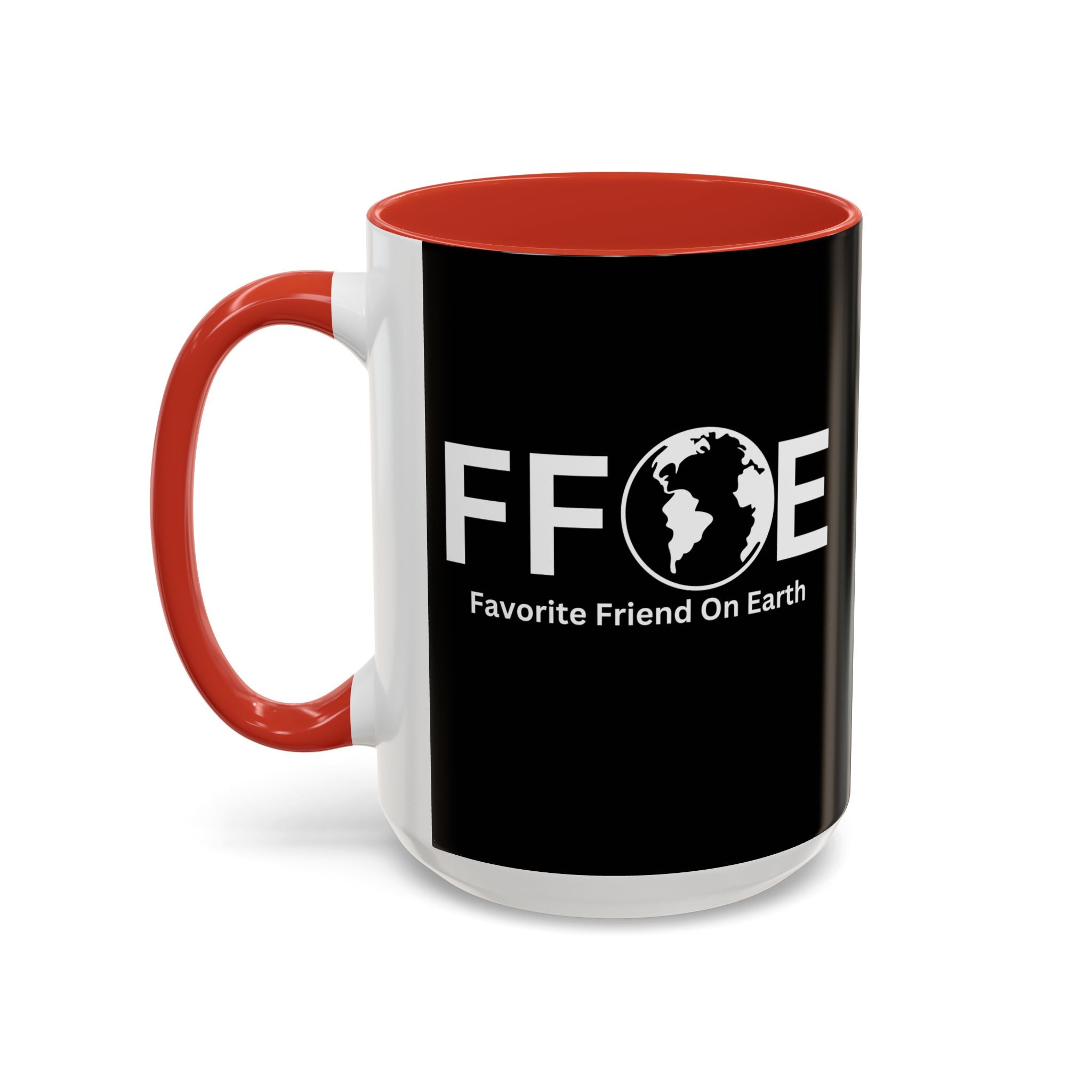 Favorite Friend On Earth (FFOE) Accent Coffee Mug (11oz, 15oz)