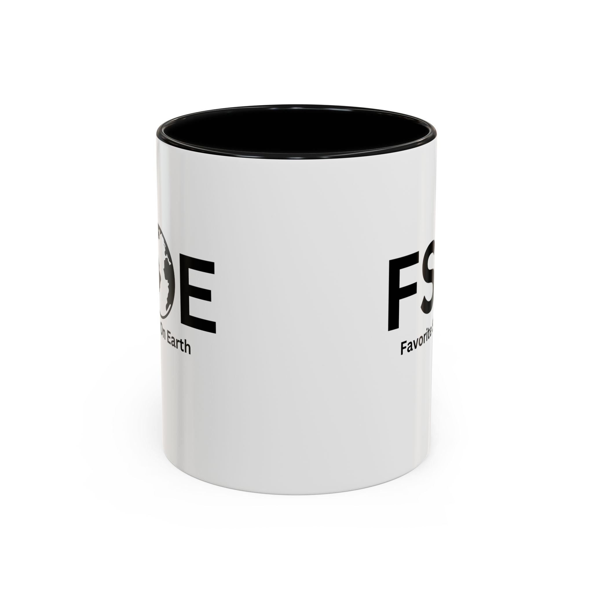 Favorite Sister On Earth (FSOE) Accent Coffee Mug (11oz, 15oz)
