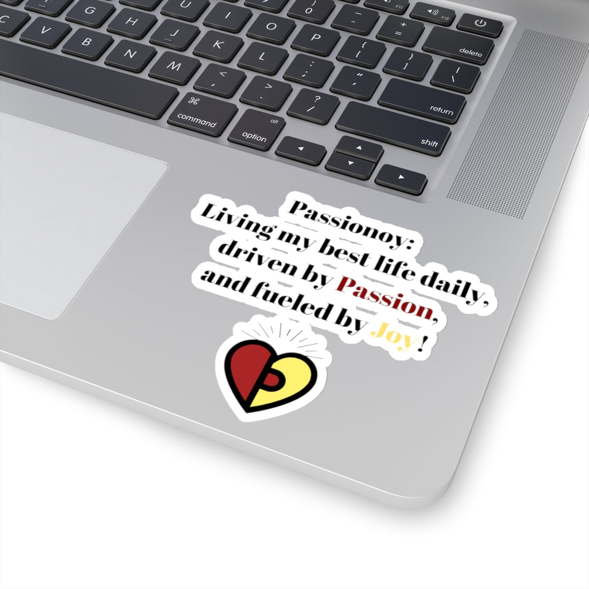 Passionoy Statement Kiss-Cut Stickers - Custom Vinyl Stickers for Creative Decor