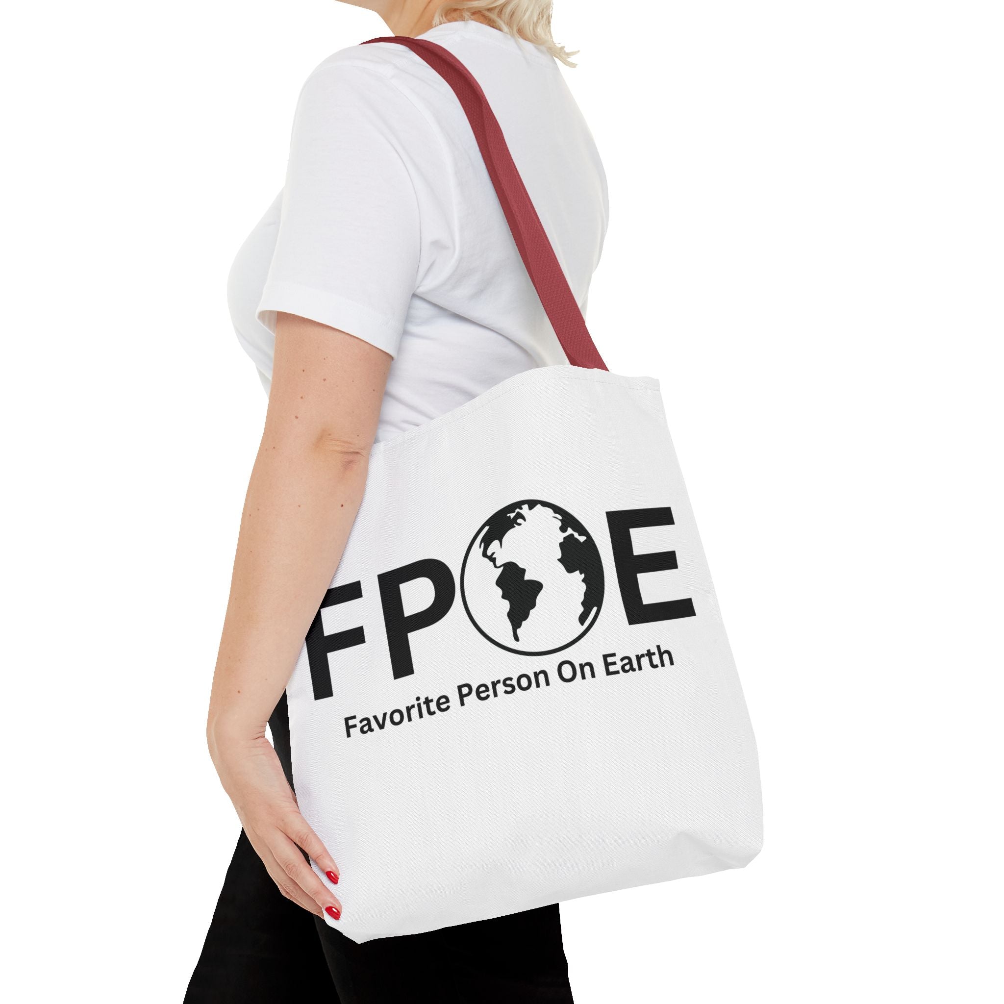 Favorite Person On Earth (FPOE) Tote Bag - Custom Printed Stylish and Functional Tote