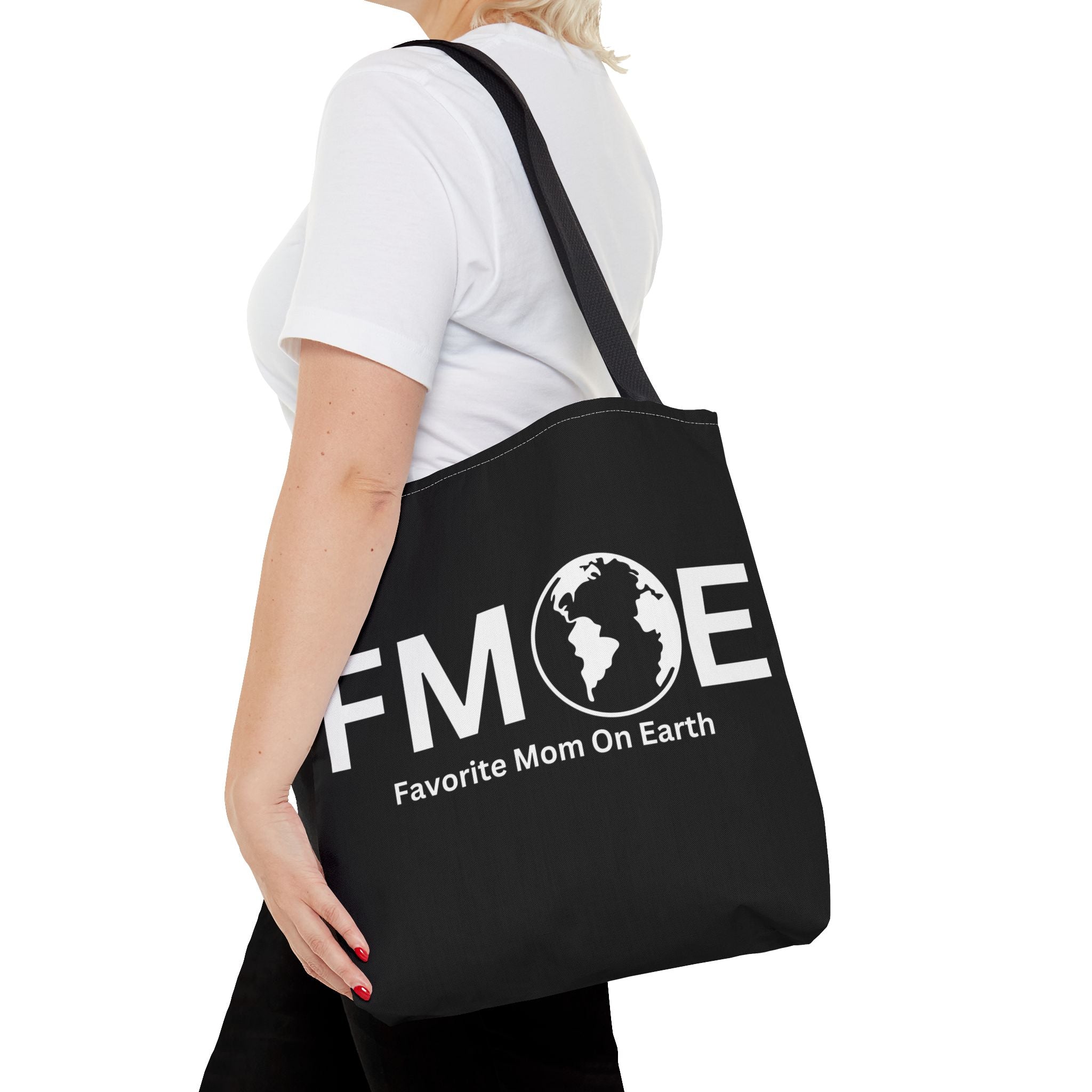 Favorite Mom On Earth (FMOE) Tote Bag- Custom Printed Stylish and Functional Tote