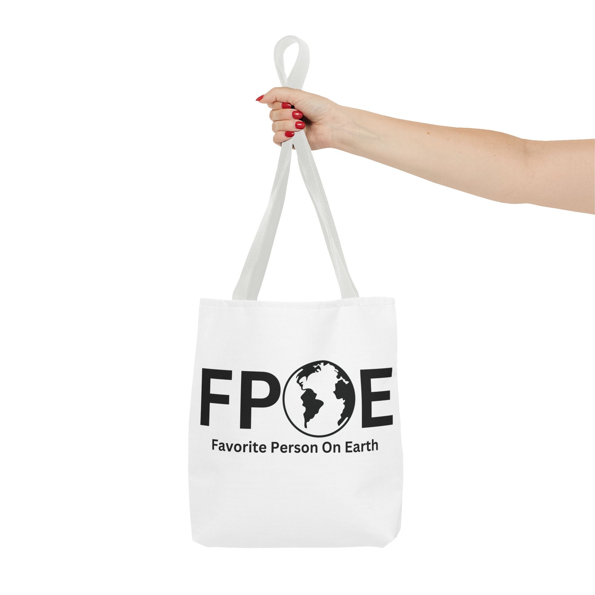 Favorite Person On Earth (FPOE) Tote Bag - Custom Printed Stylish and Functional Tote