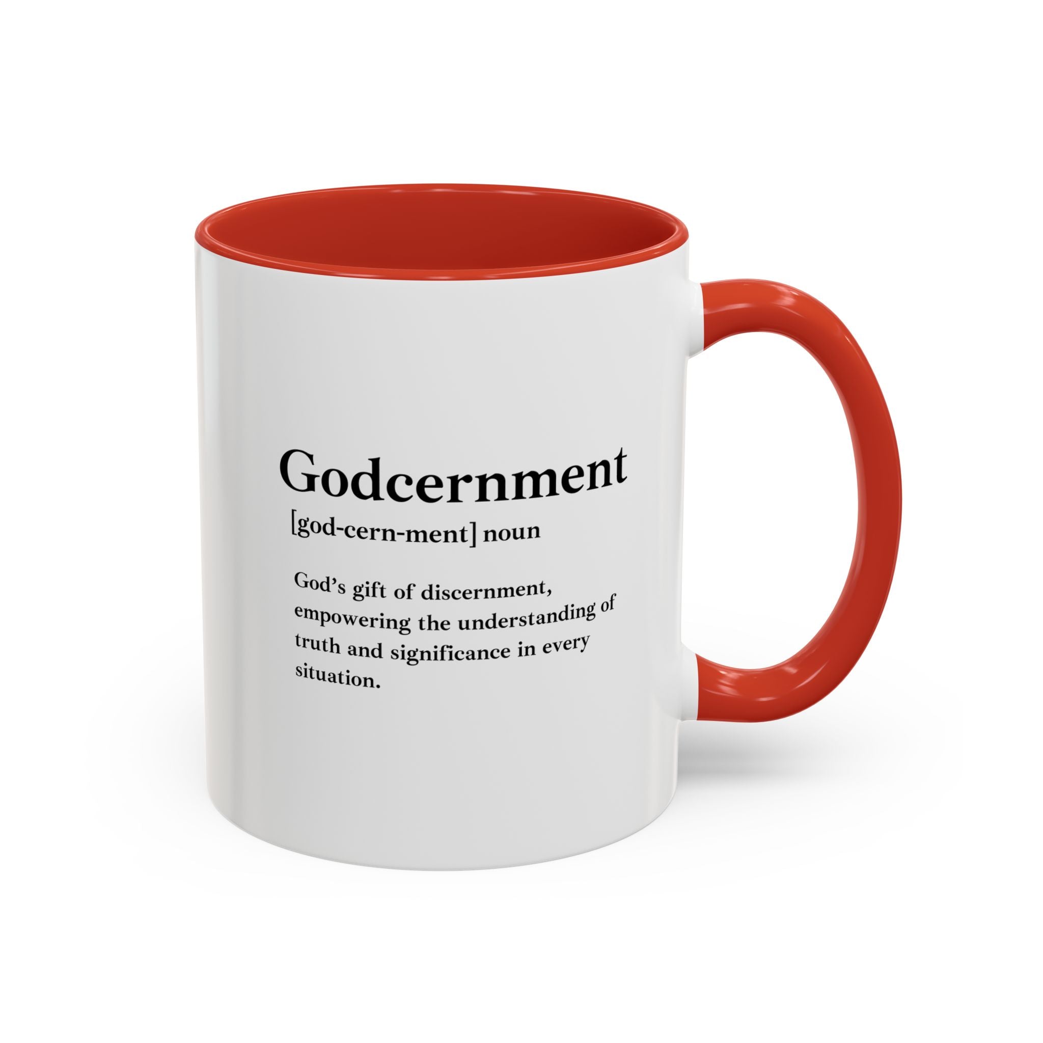 Godcernment Accent Coffee Mug (11oz, 15oz)