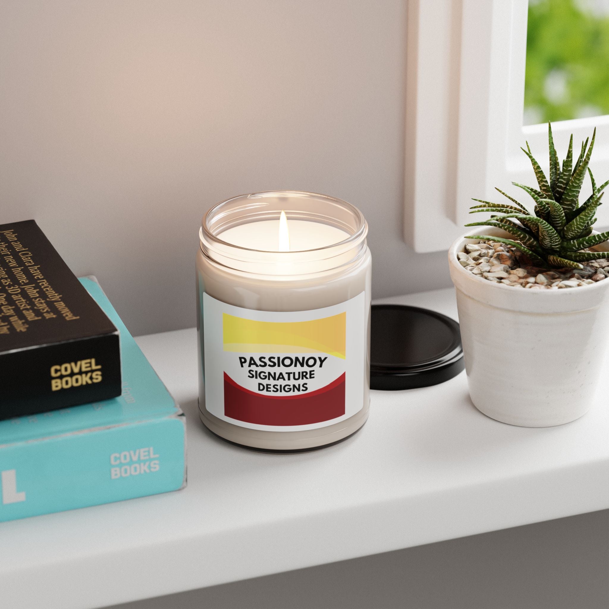 Passionoy Signature Designs-A1 Scented Soy Candle, 9oz