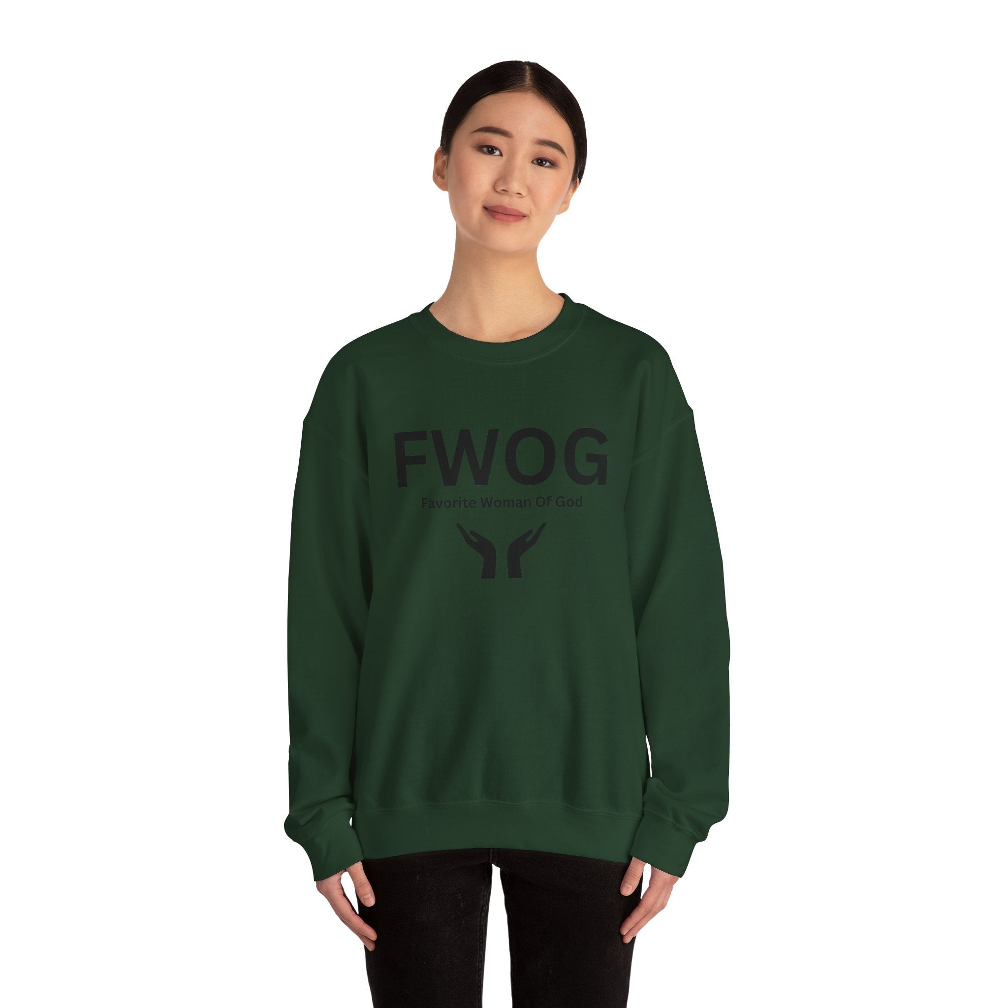 Favorite Woman of God (FWOG) Unisex Heavy Blend™ Crewneck Sweatshirt
