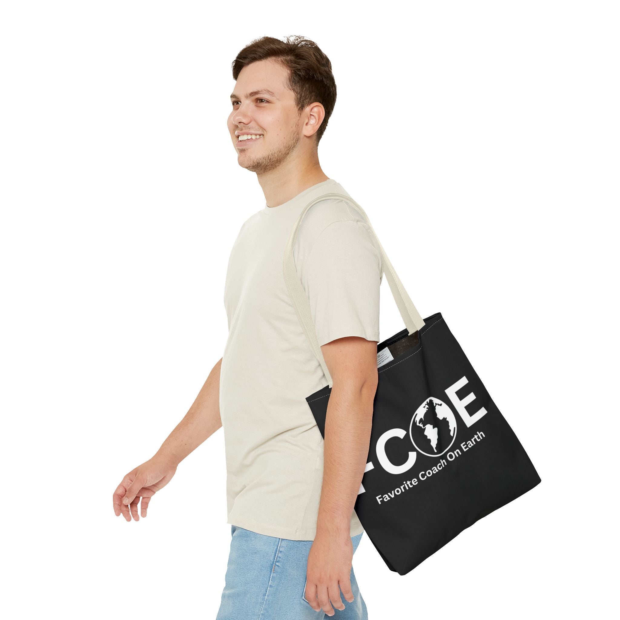 Favorite Coach On Earth (FCOE) Tote Bag - Custom Printed Stylish and Functional Tote