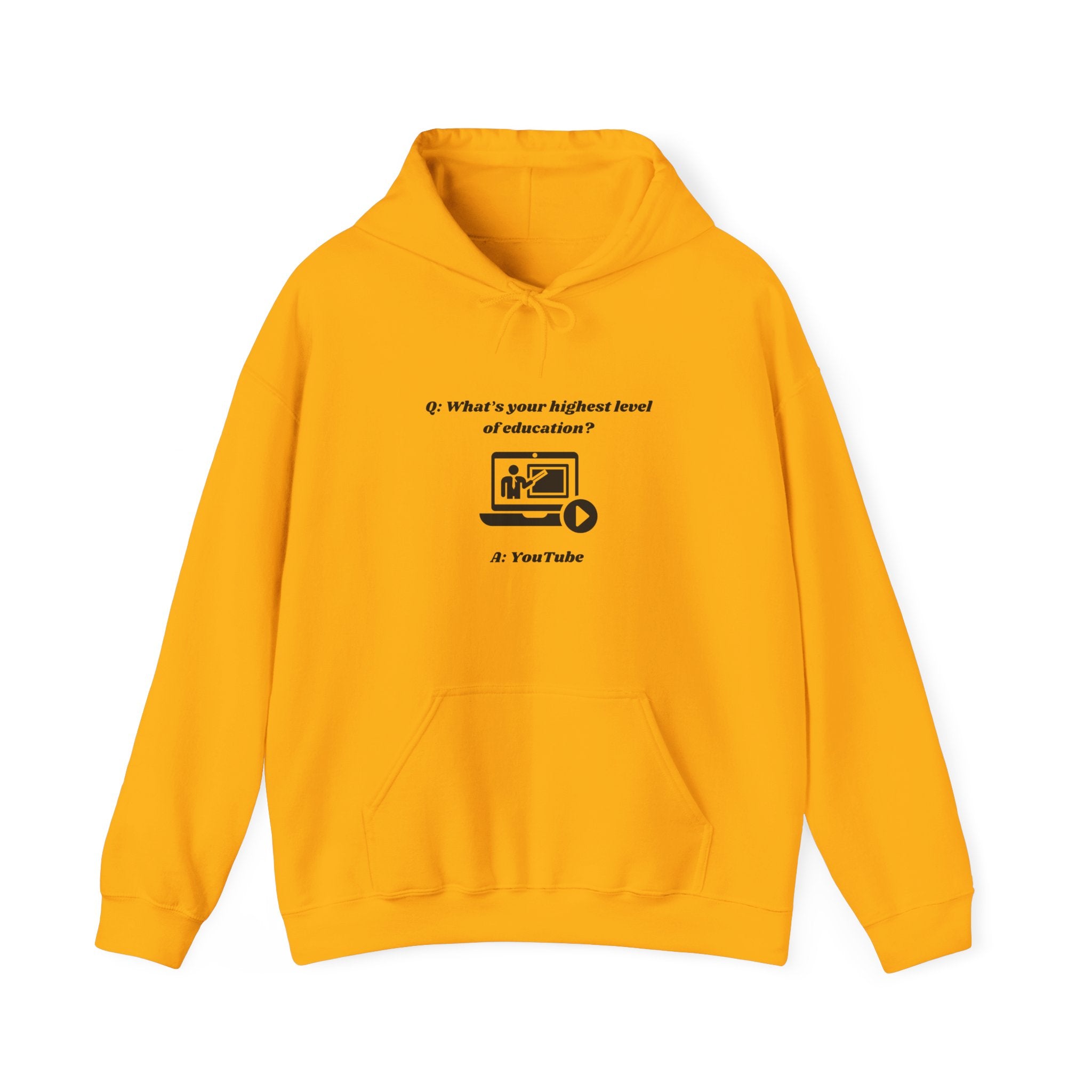 What’s Your Highest Level of Education? YouTube Hoodie