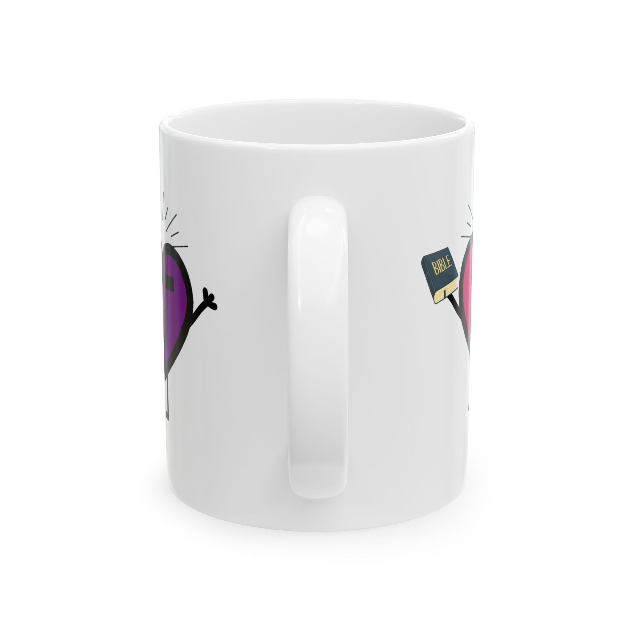 Joy Holding Bible Accent Coffee Mug (11oz, 15oz)