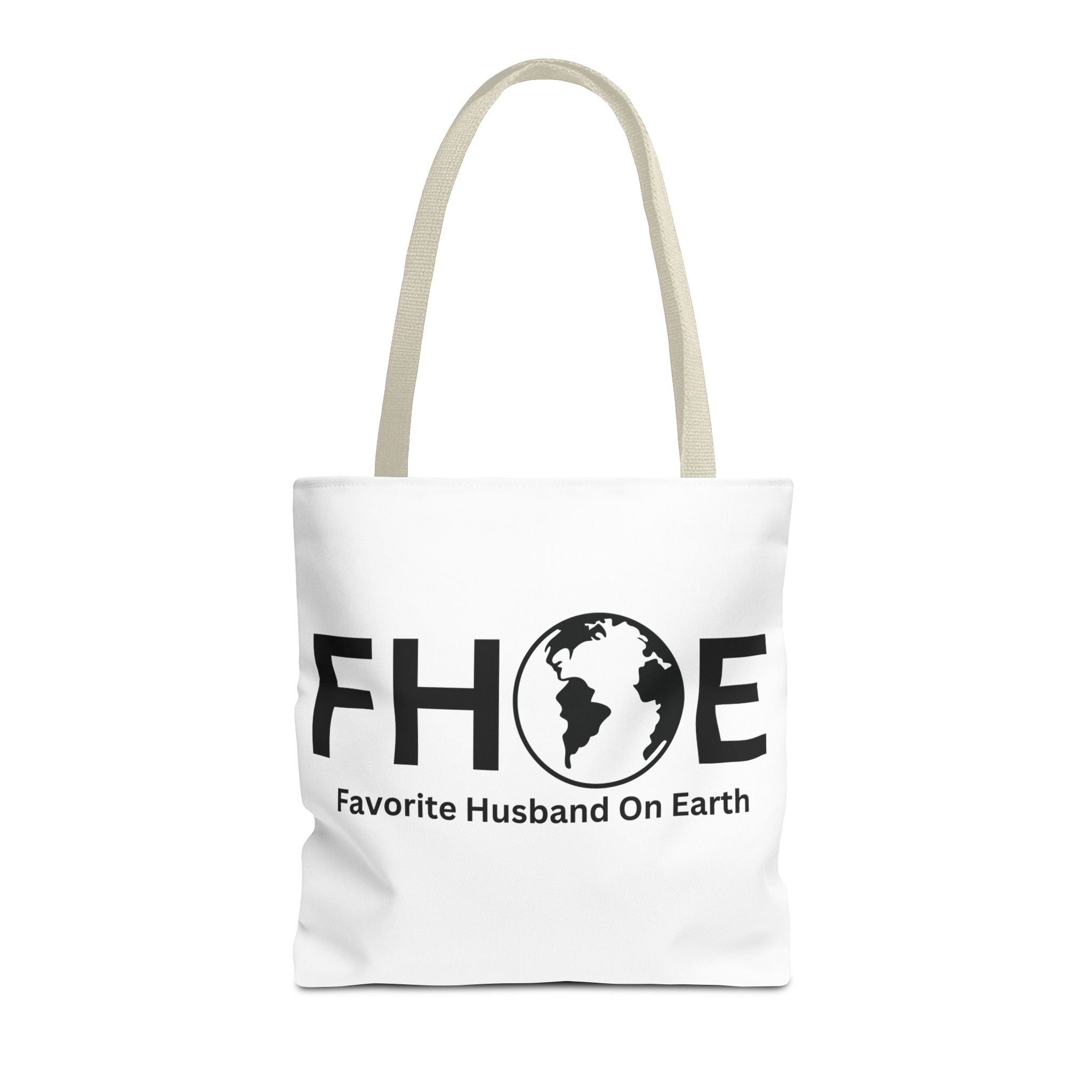 Favorite Husband On Earth (FHOE) Tote Bag - Custom Printed Stylish and Functional Tote