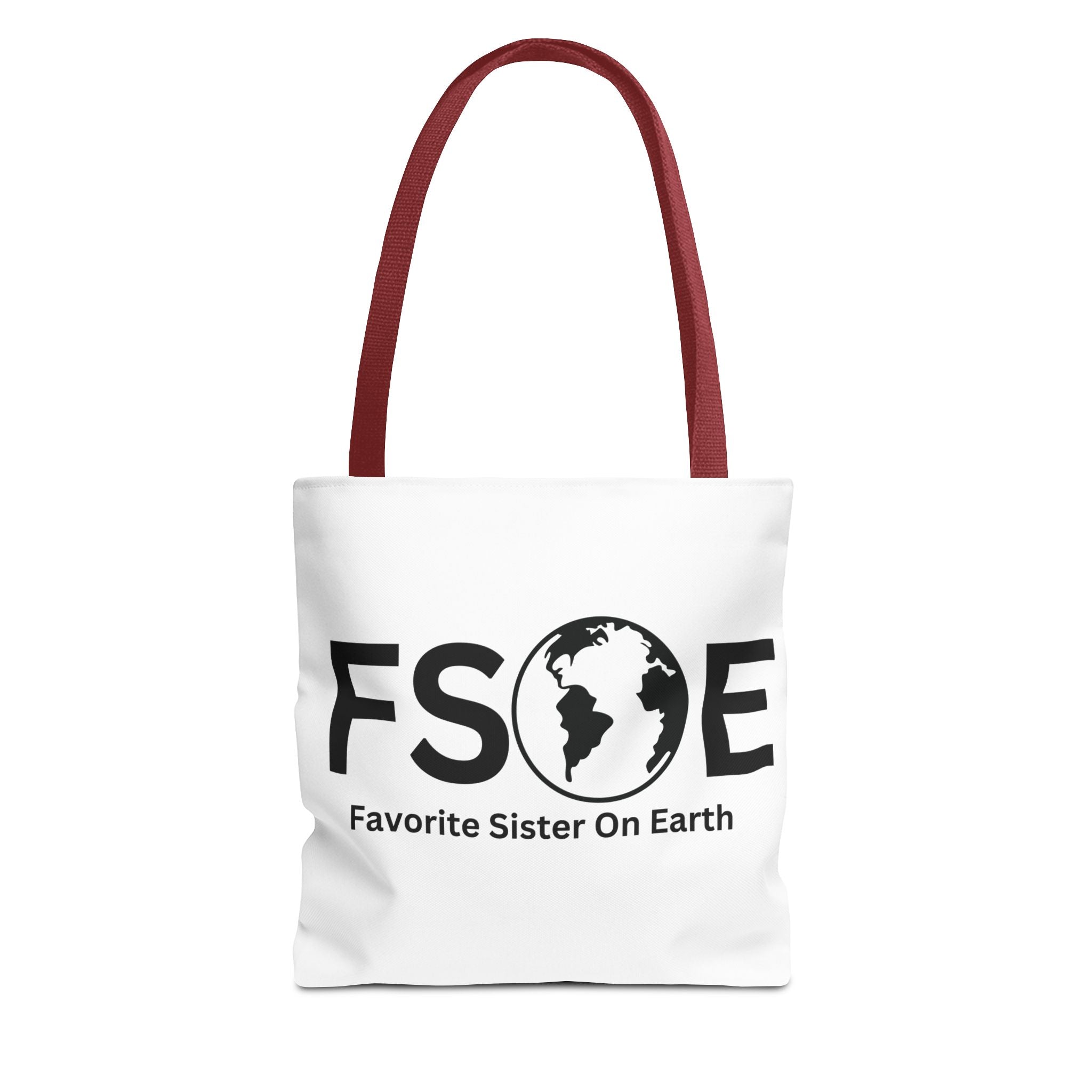 Favorite Sister On Earth (FSOE) Tote Bag - Custom Printed Stylish and Functional Tote