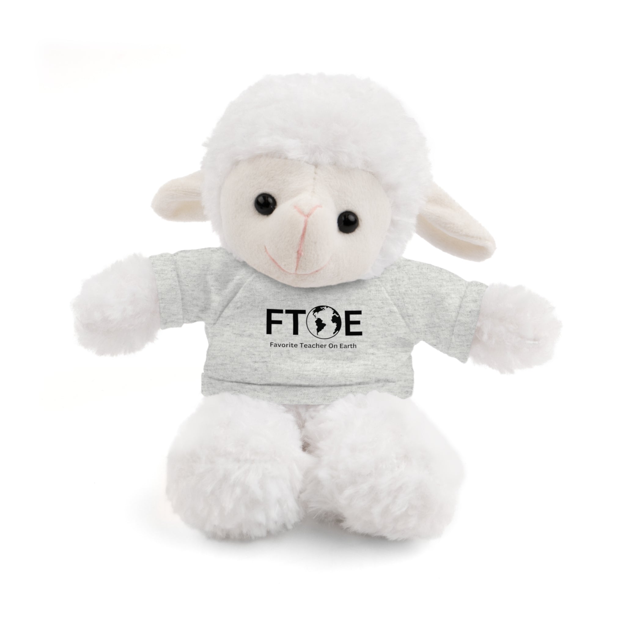Stuffed Animal Gift – Favorite Teacher on Earth (FTOE) – Customizable T-Shirt & Animal