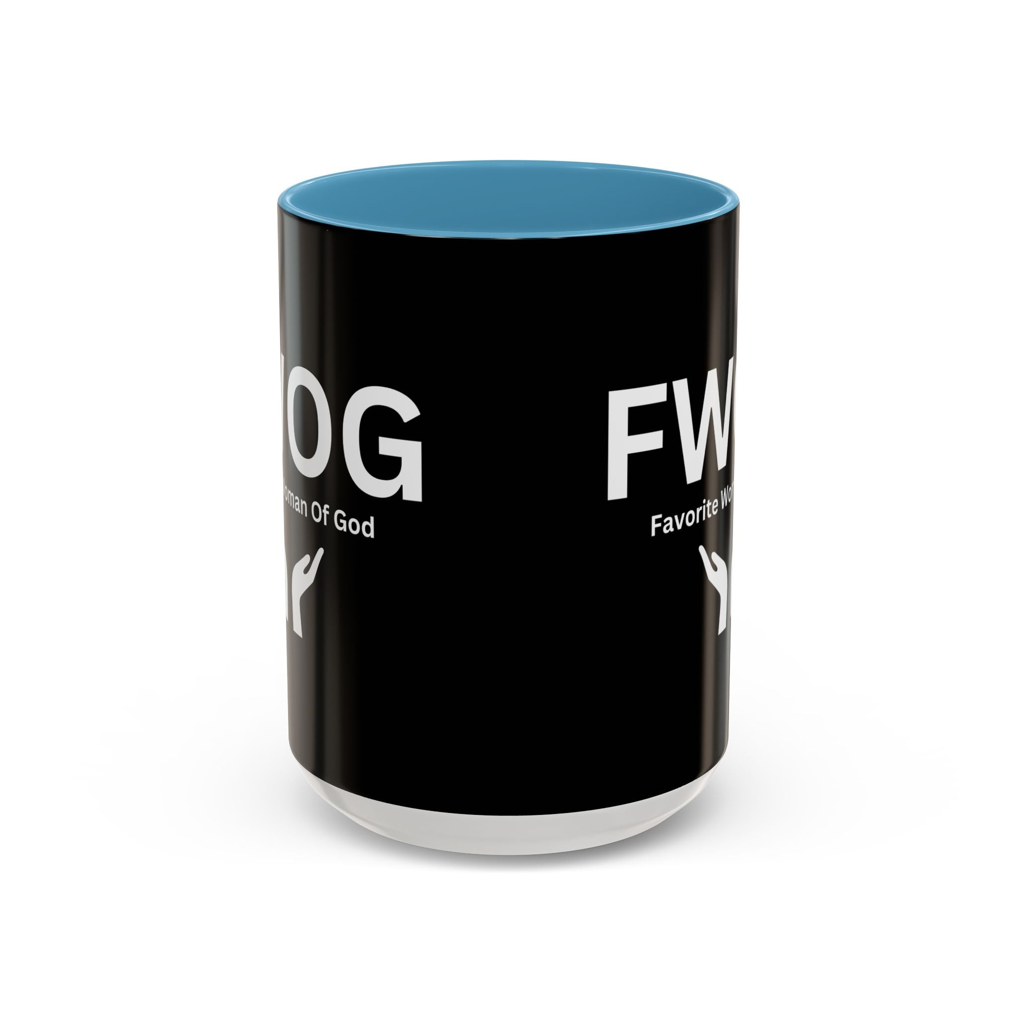 Favorite Woman of God (FWOG) Accent Coffee Mug (11oz, 15oz)