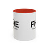 Favorite Husband On Earth (FHOE) Accent Coffee Mug (11oz, 15oz)