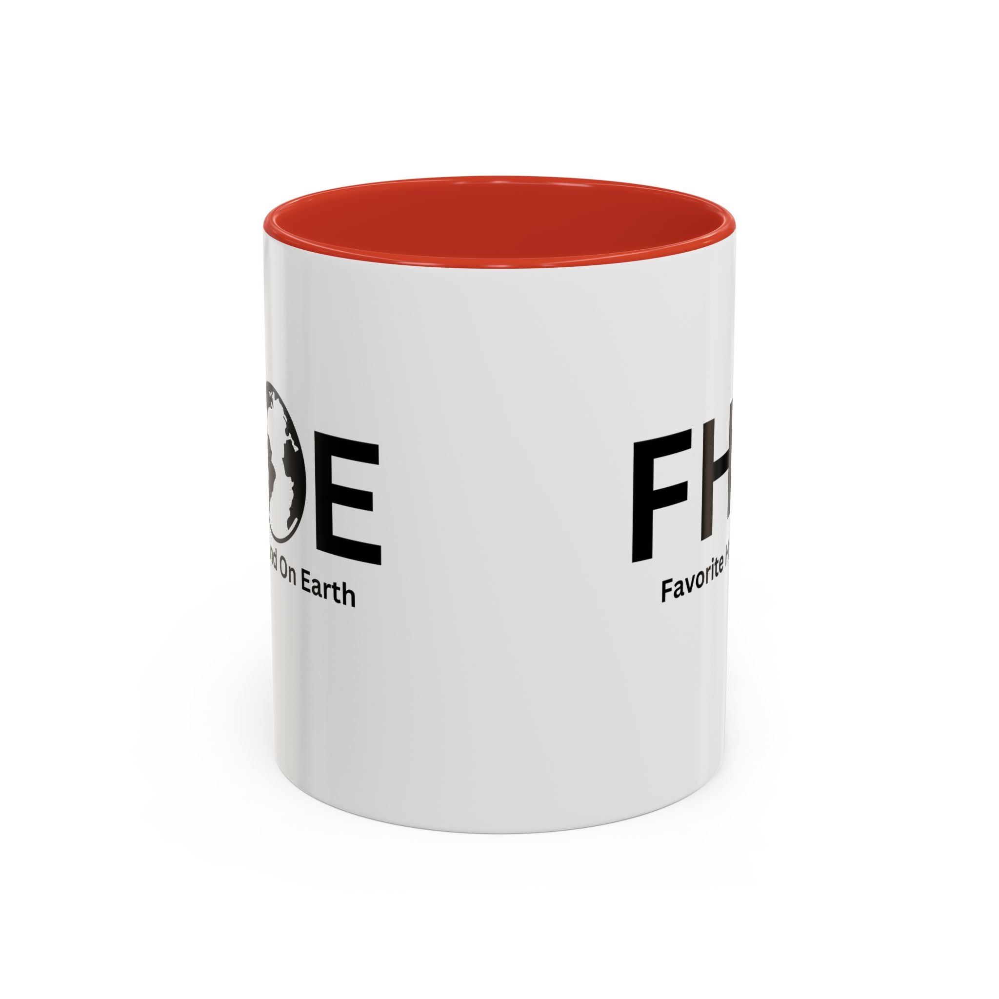 Favorite Husband On Earth (FHOE) Accent Coffee Mug (11oz, 15oz)