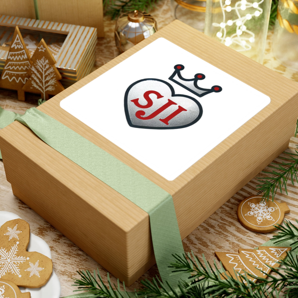 Senior Joy Initiative Logo Kiss-Cut Stickers - Custom Vinyl Stickers for Creative Decor