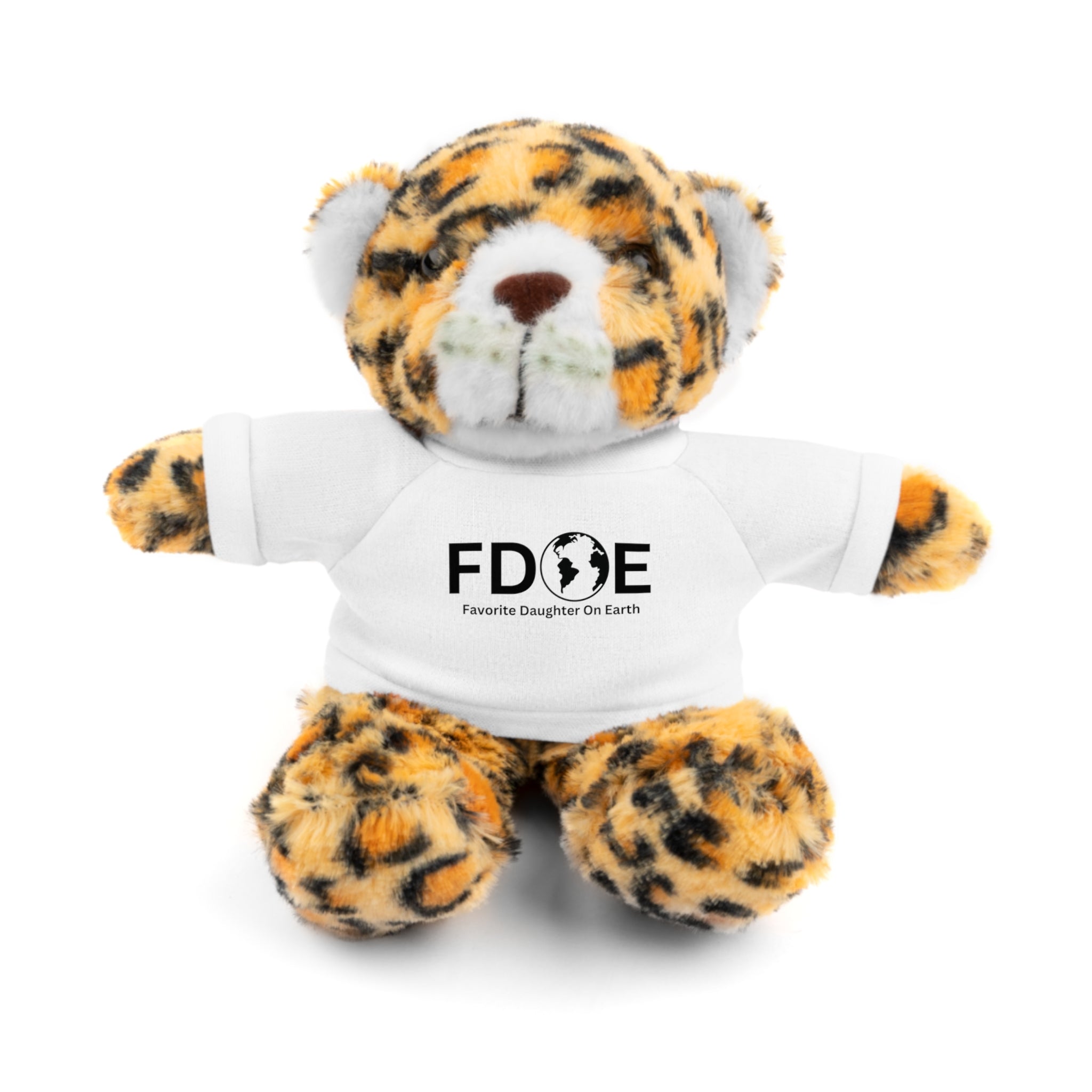 Favorite Daughter on Earth Stuffed Animal – Customizable T-Shirt & Animal
