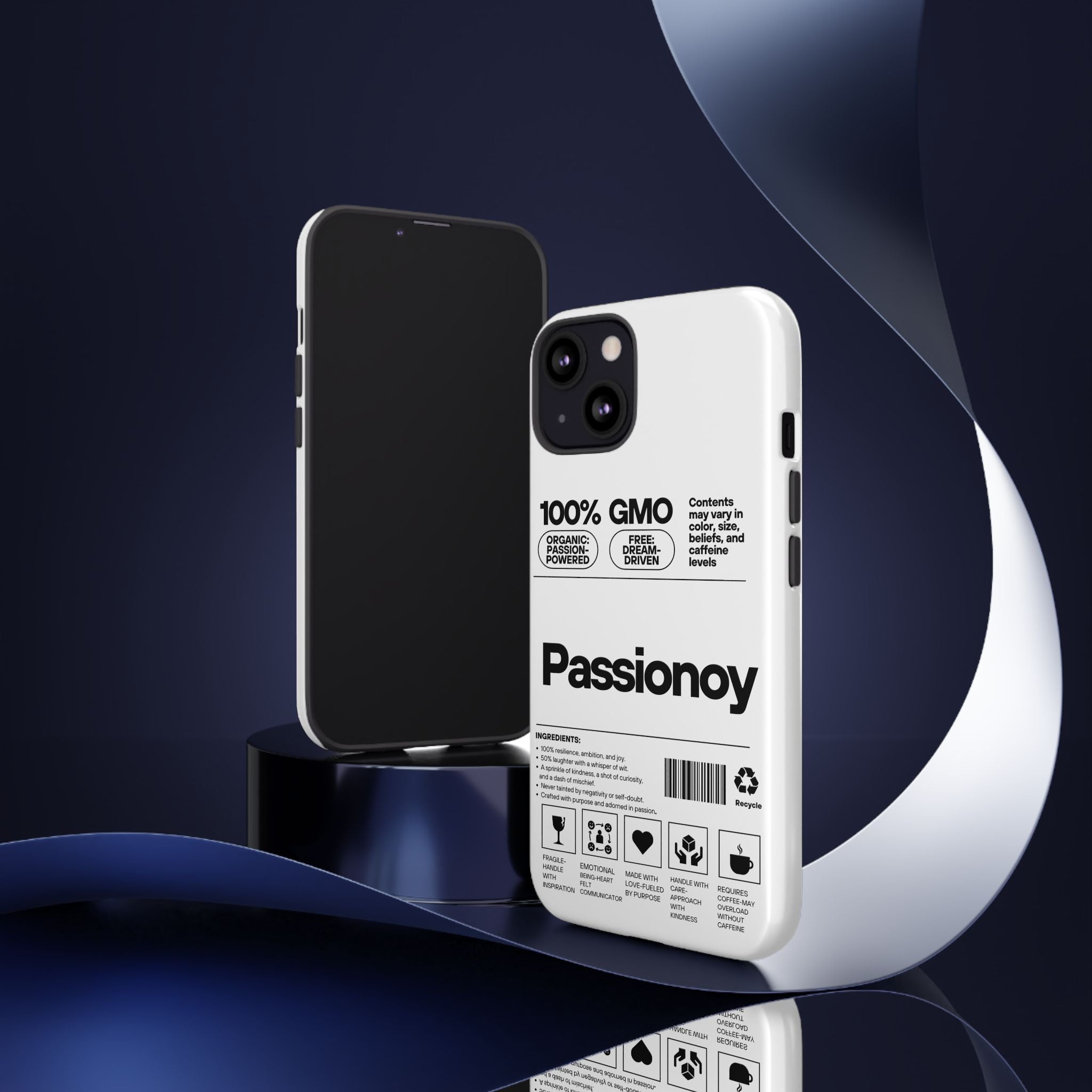 Passionoy Label Tough Cases - Custom Protective Phone Cases for iPhone, Samsung Galaxy, and Google Pixel