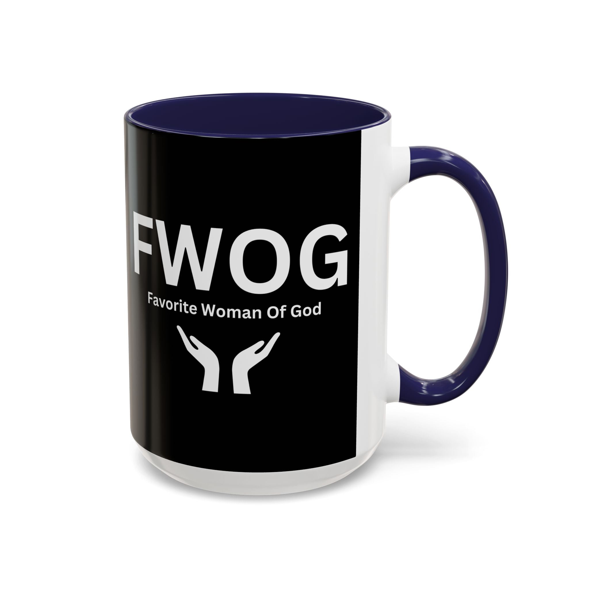 Favorite Woman of God (FWOG) Accent Coffee Mug (11oz, 15oz)