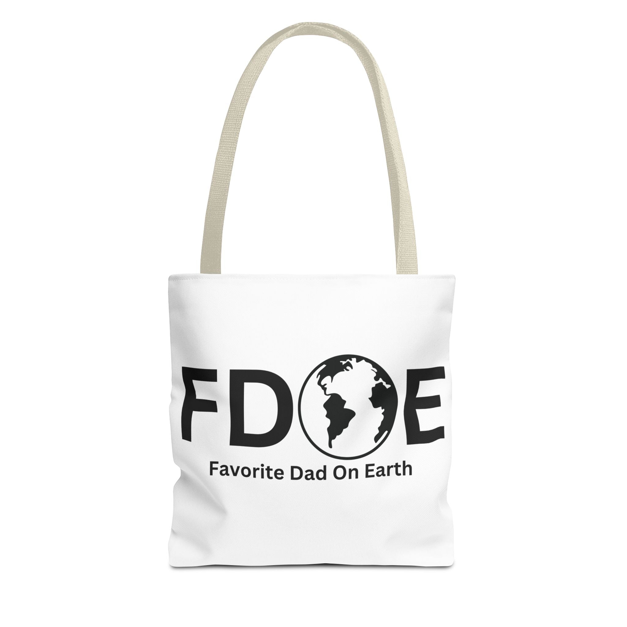 Favorite Dad On Earth (FDOE) Tote Bag- Custom Printed Stylish and Functional Tote