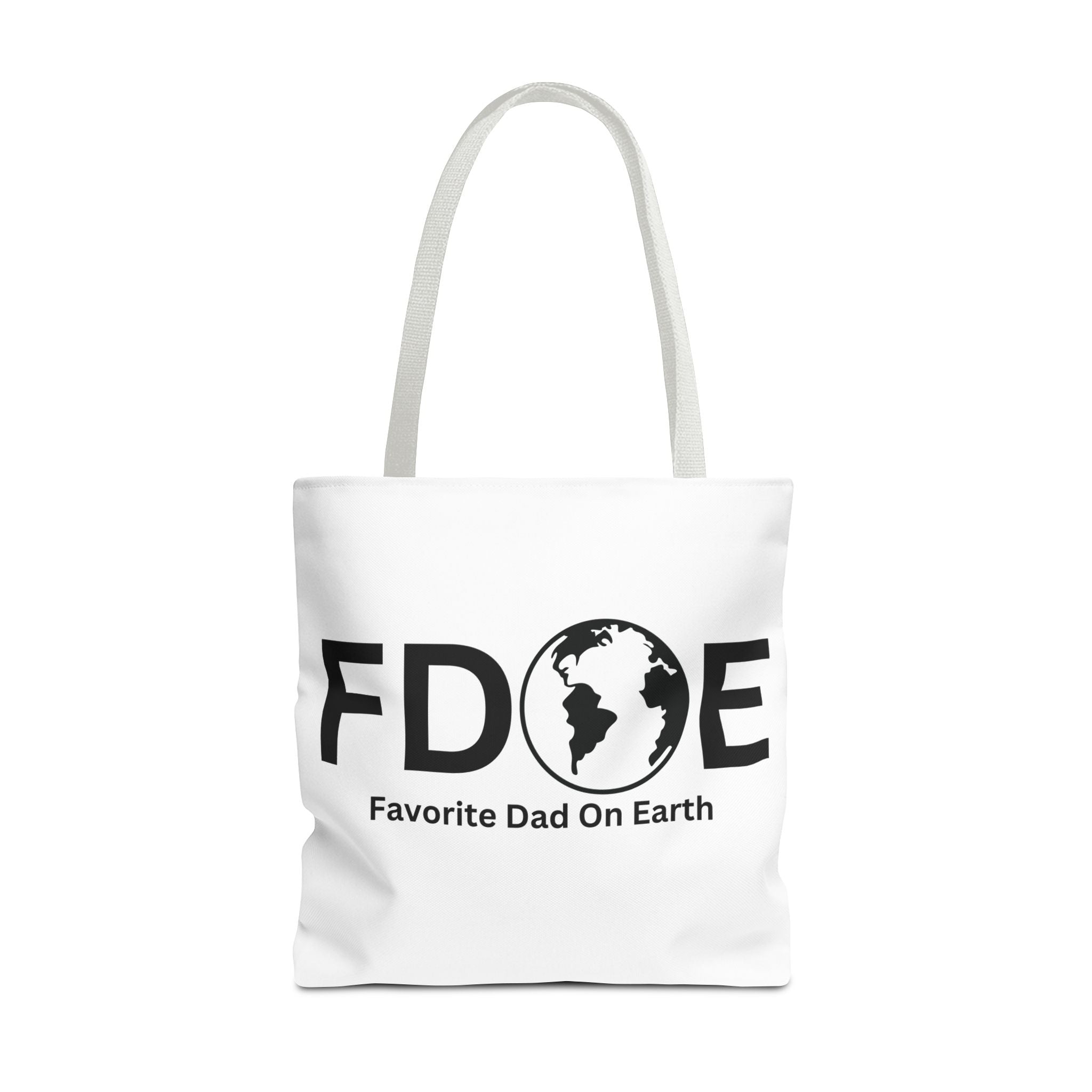Favorite Dad On Earth (FDOE) Tote Bag- Custom Printed Stylish and Functional Tote