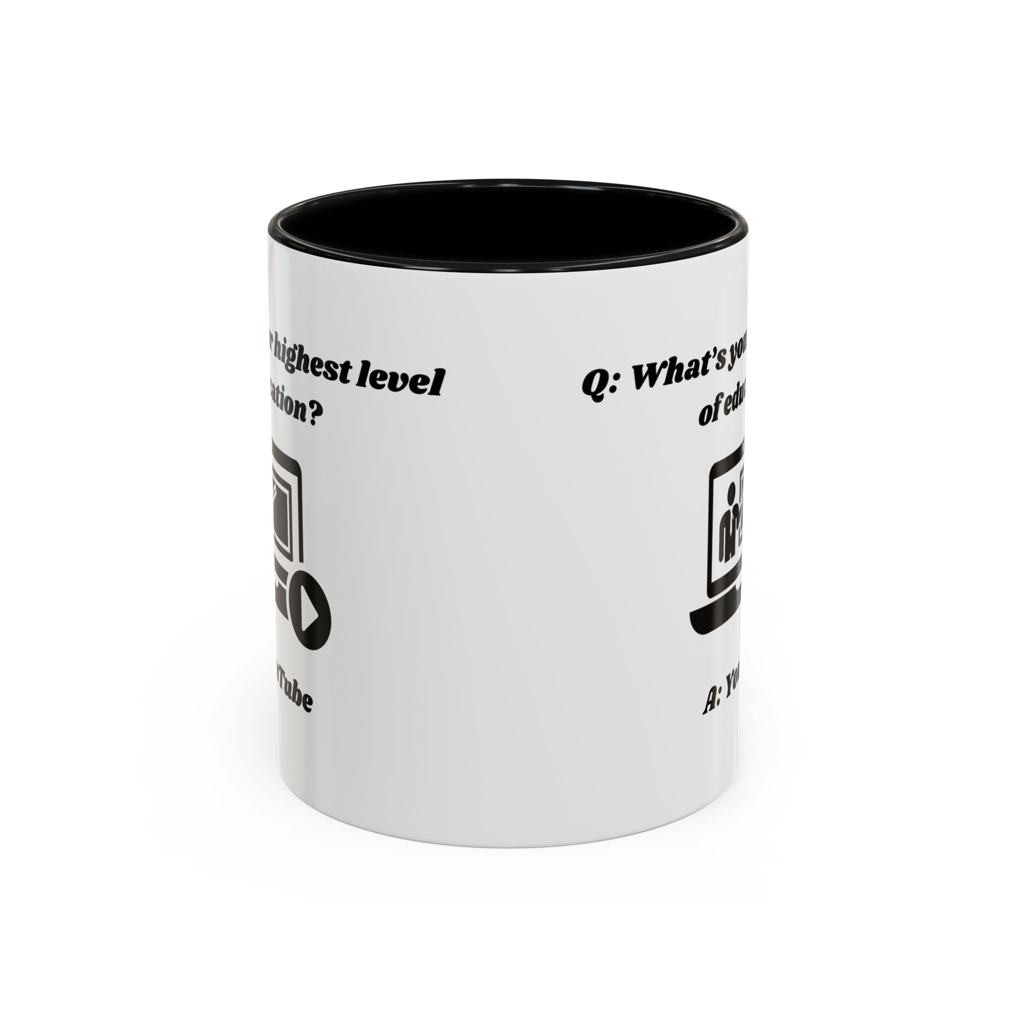 What's your highest level of education? YouTube Accent Coffee Mug (11oz, 15oz)