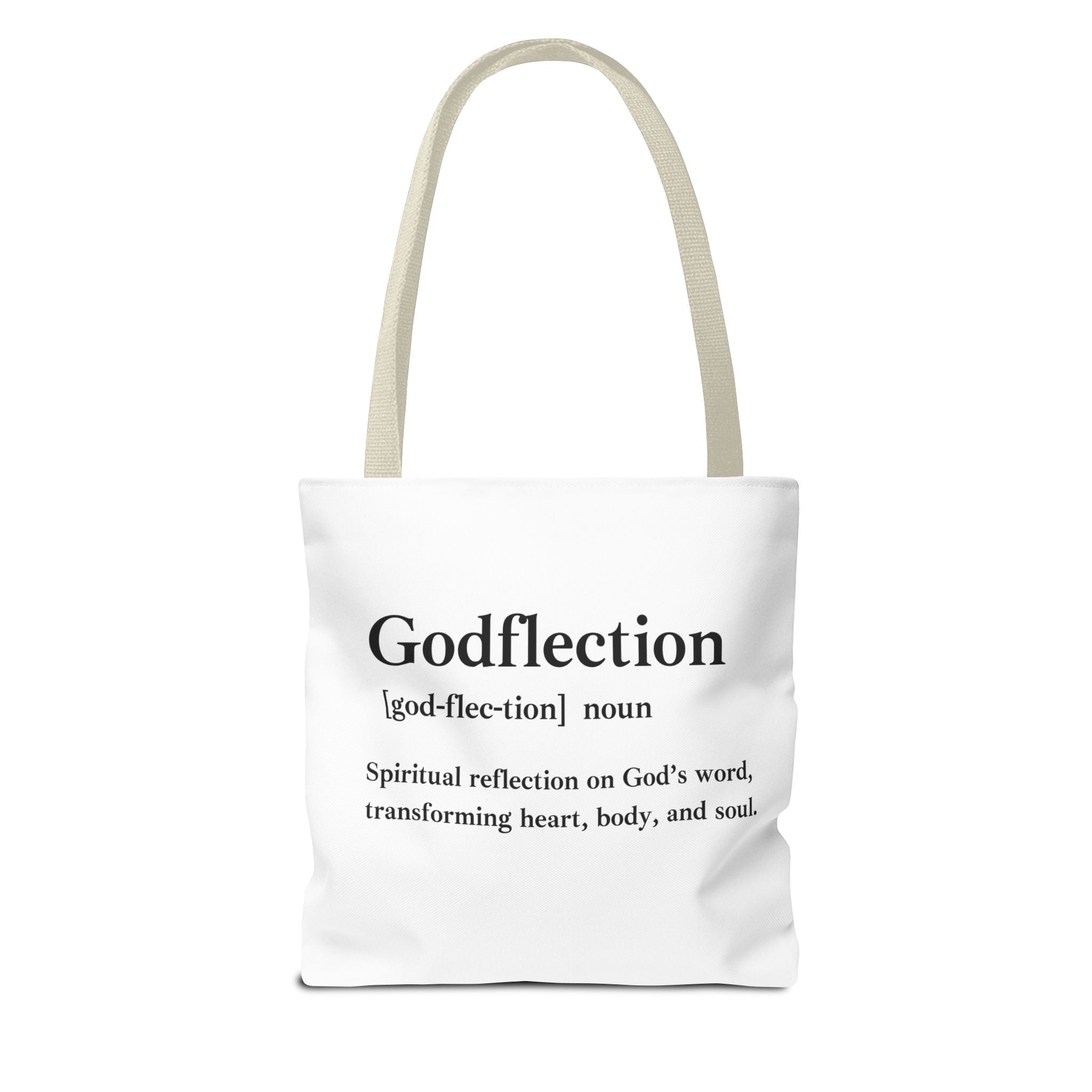 Godflection Tote Bag - Custom Printed Stylish and Functional Tote