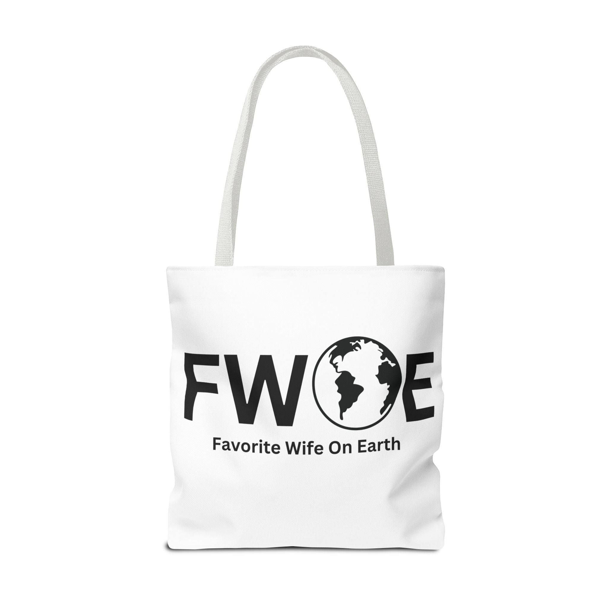 Favorite Wife On Earth (FWOE) Tote Bag - Custom Printed Stylish and Functional Tote
