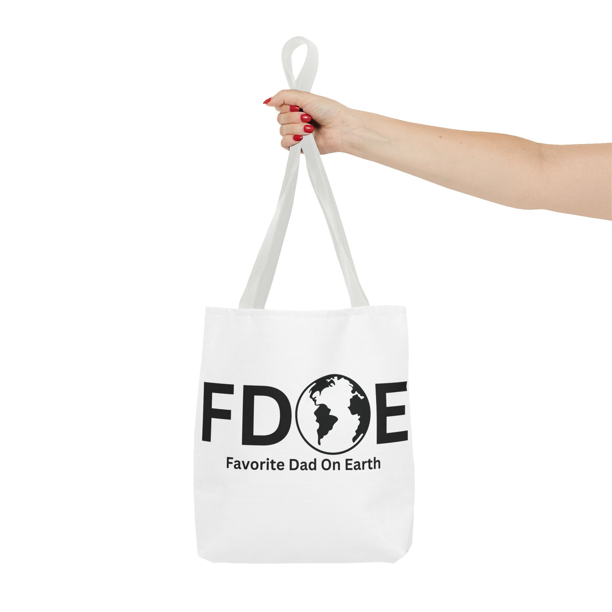 Favorite Dad On Earth (FDOE) Tote Bag- Custom Printed Stylish and Functional Tote